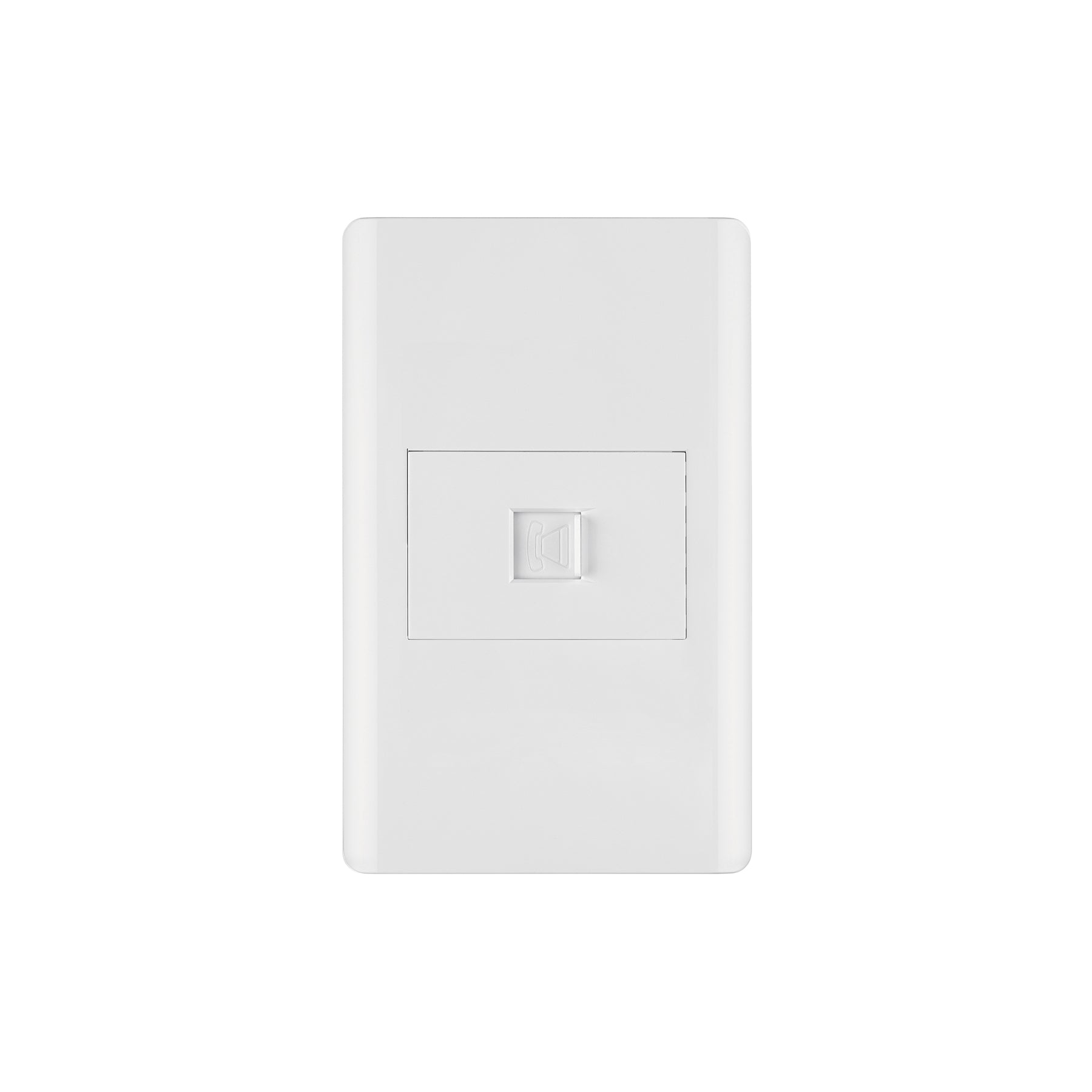 Placa armada blanca 1 toma para teléfono 1.5 mód, Lisboa, Volteck, PA-TE-LB, 47964