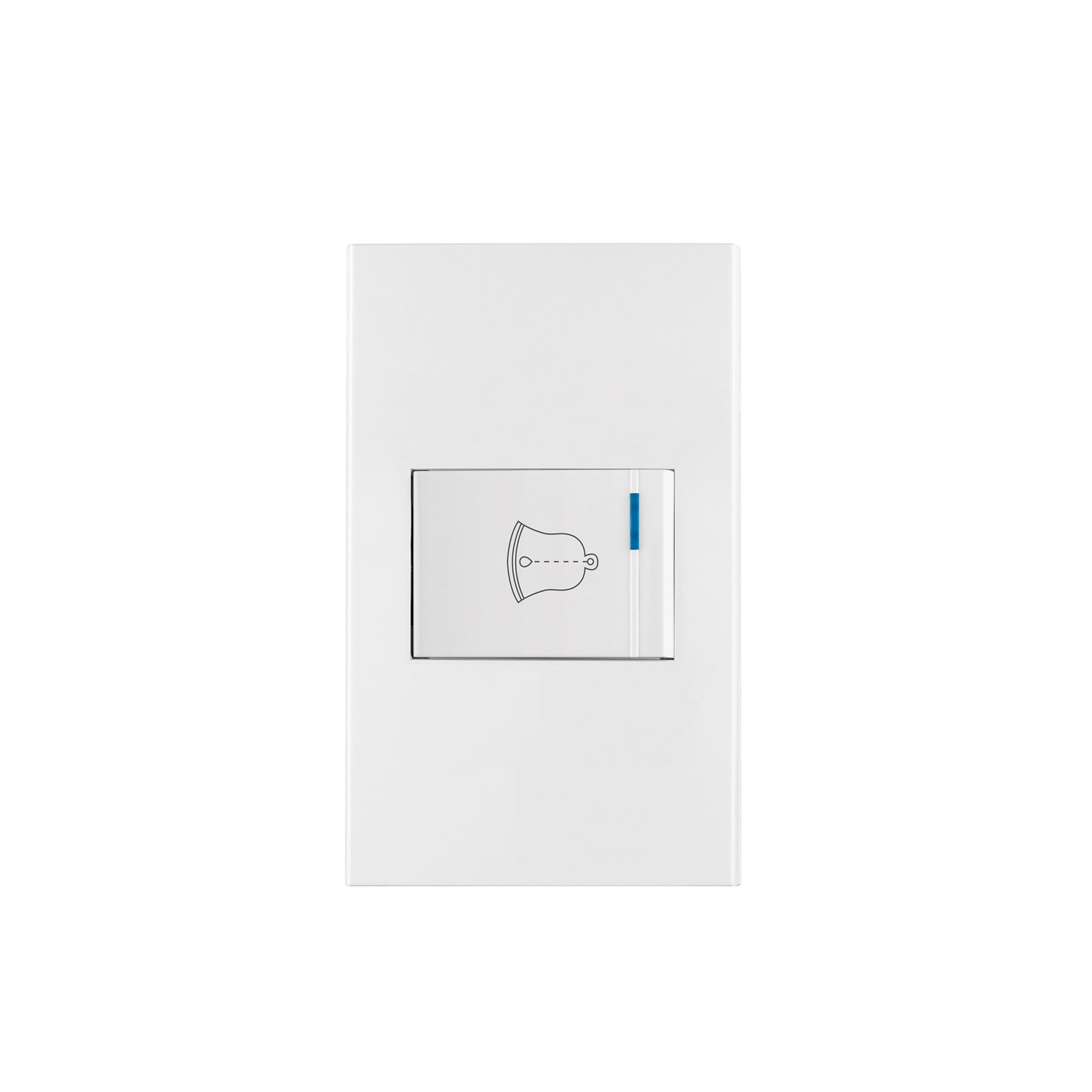 Placa armada 1 interruptor de timbre,1.5mod, Española,blanco, Volteck, PA-TI-EB, 45604
