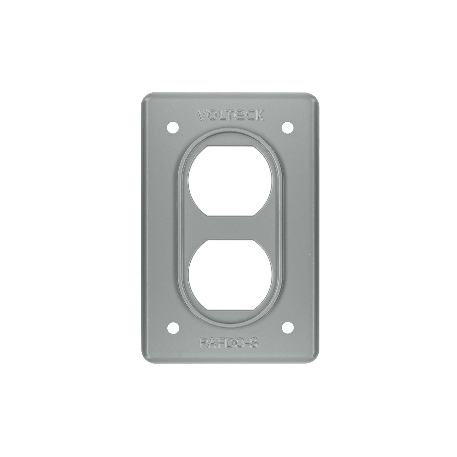 Placa tipo FS, doble, de sobreponer, Volteck, PAFDO-S, 46430