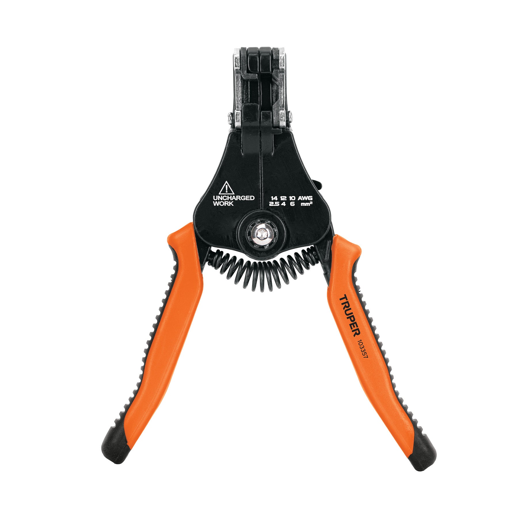 Pinza 6.5" pela cables automática, 14 a 10 AWG, Truper