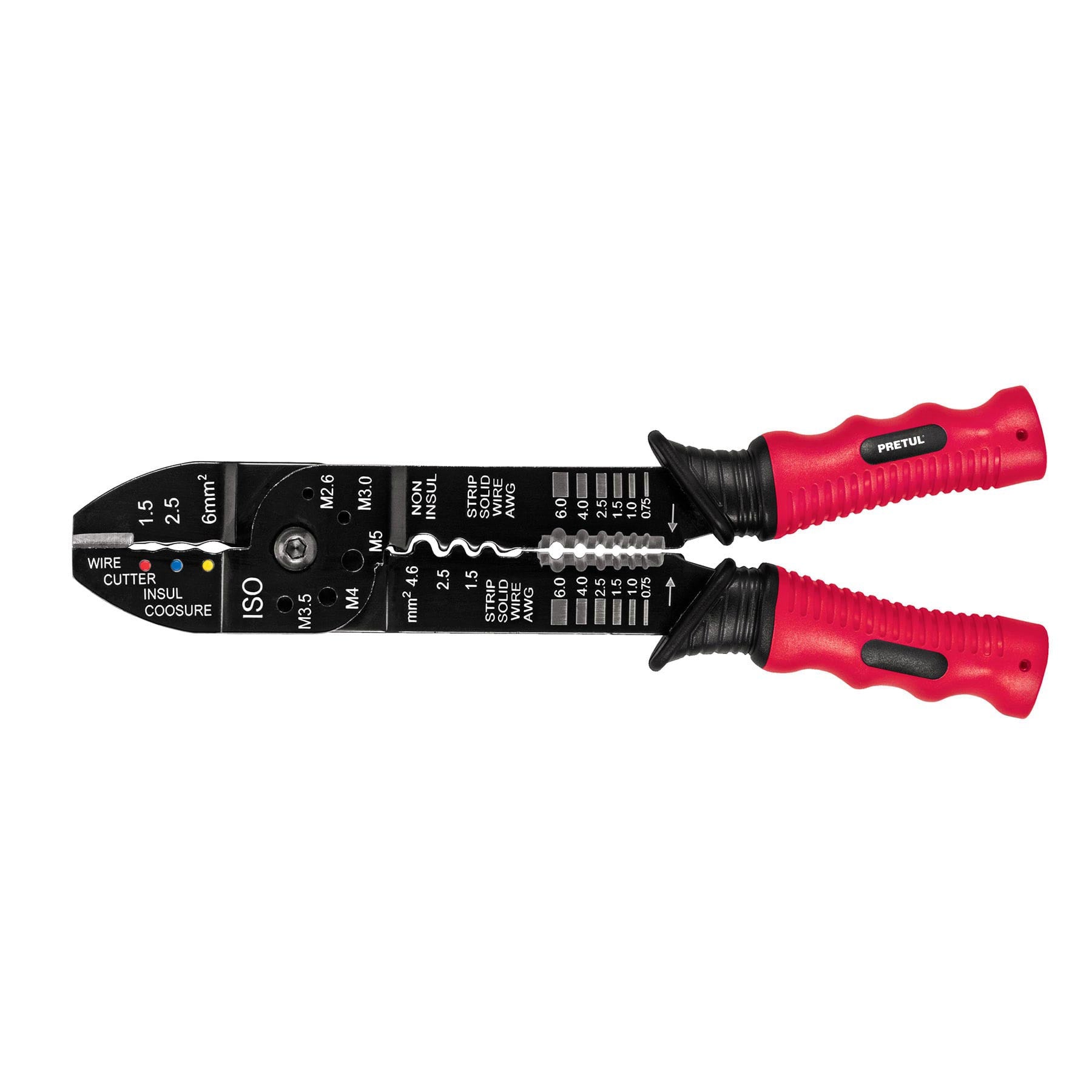 Pinza 9" pela cables, 18 a 10 AWG, Pretul