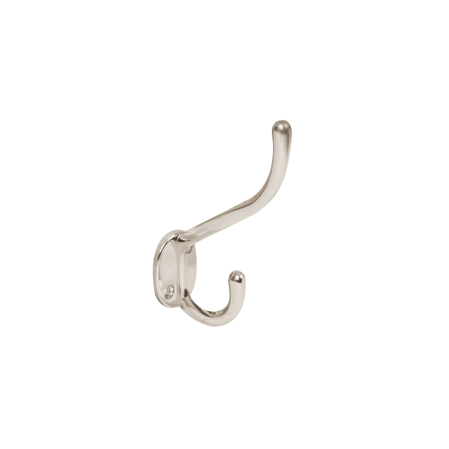 Gancho doble largo y corto tipo perchero, 11 cm, níquel, Hermex, PEPU-14, 43910