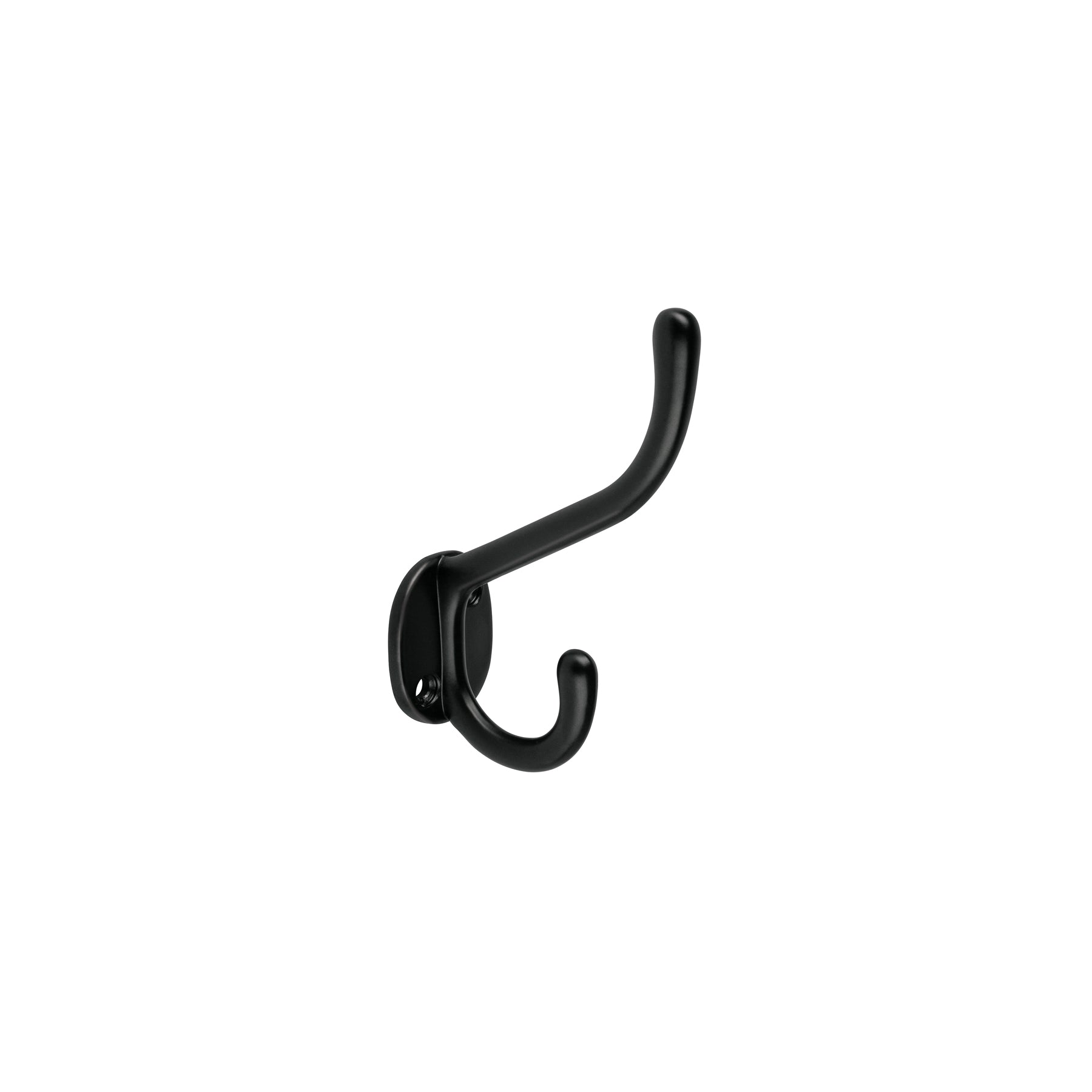 Gancho doble largo y corto tipo perchero, 11 cm, negro, Hermex, PEPU-16, 46832