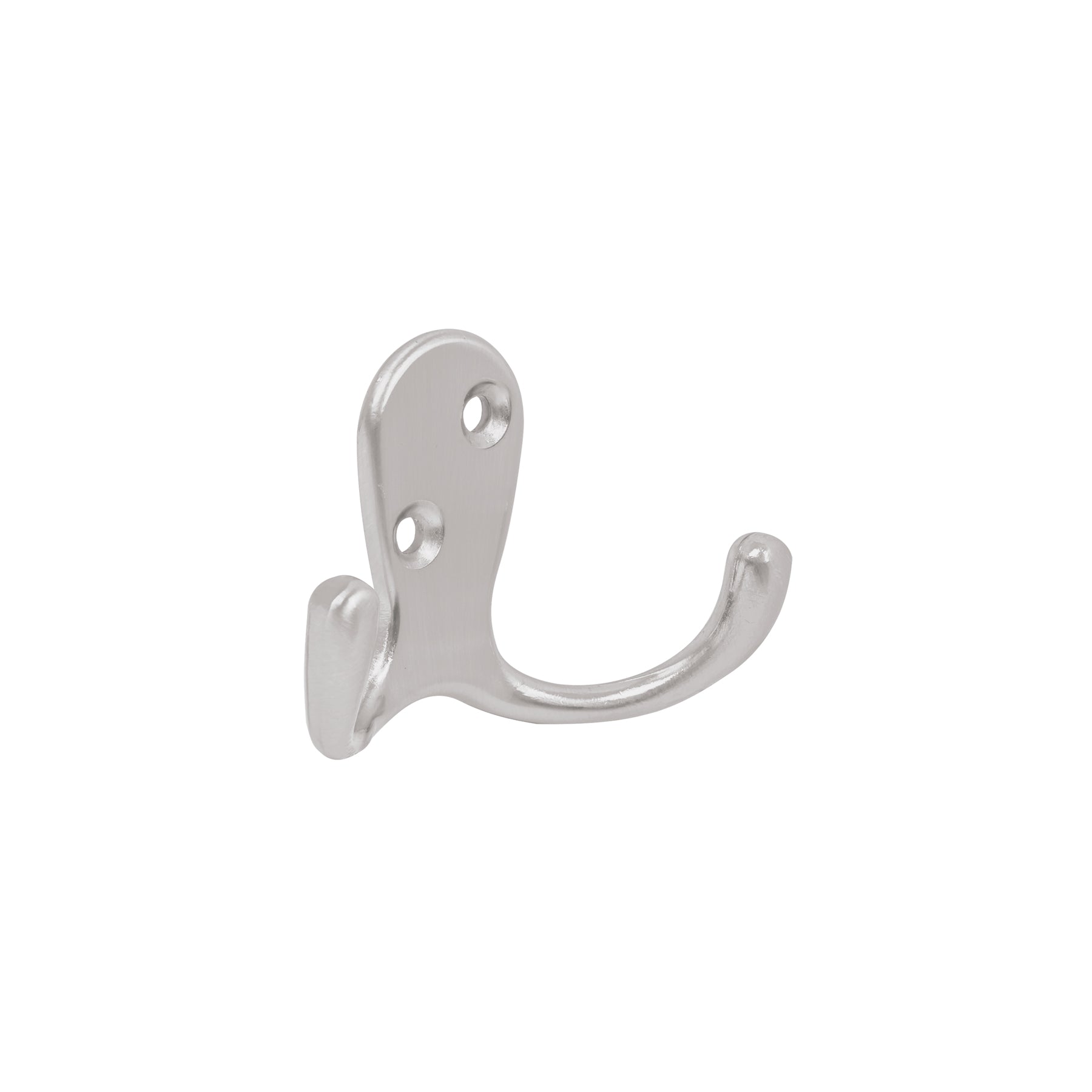 Gancho doble tipo perchero, 7 cm, cromo mate, Hermex, PEPU-23, 43913
