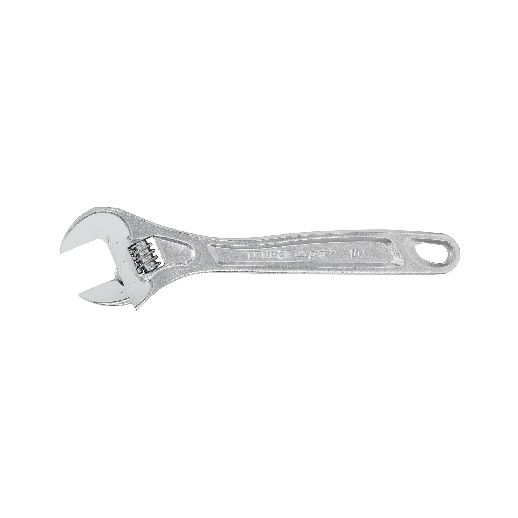 Llave ajustable (perico) 10" profesional cromada, Expert