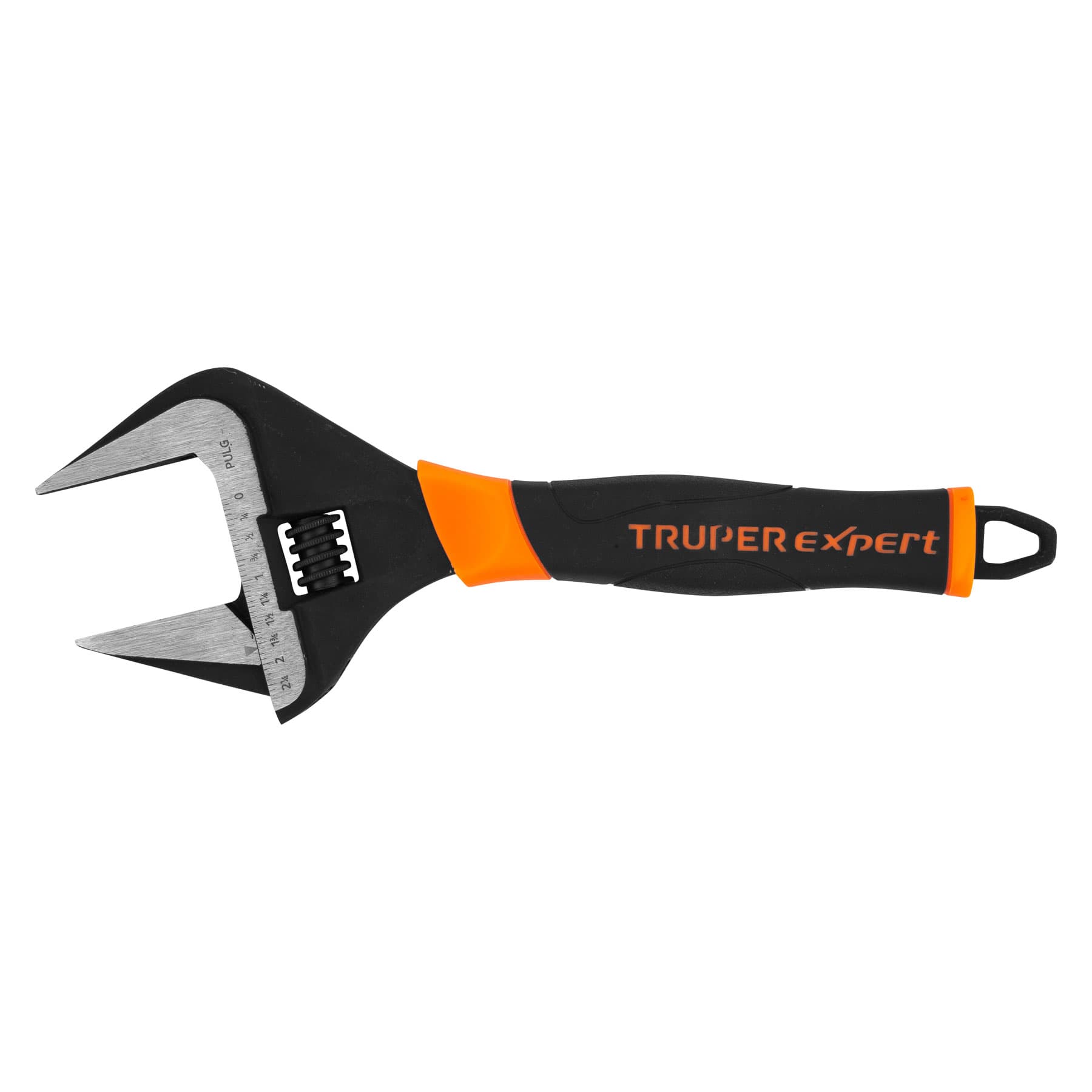 Llave ajustable (perico) 12" boca ancha Comfort Grip, Expert