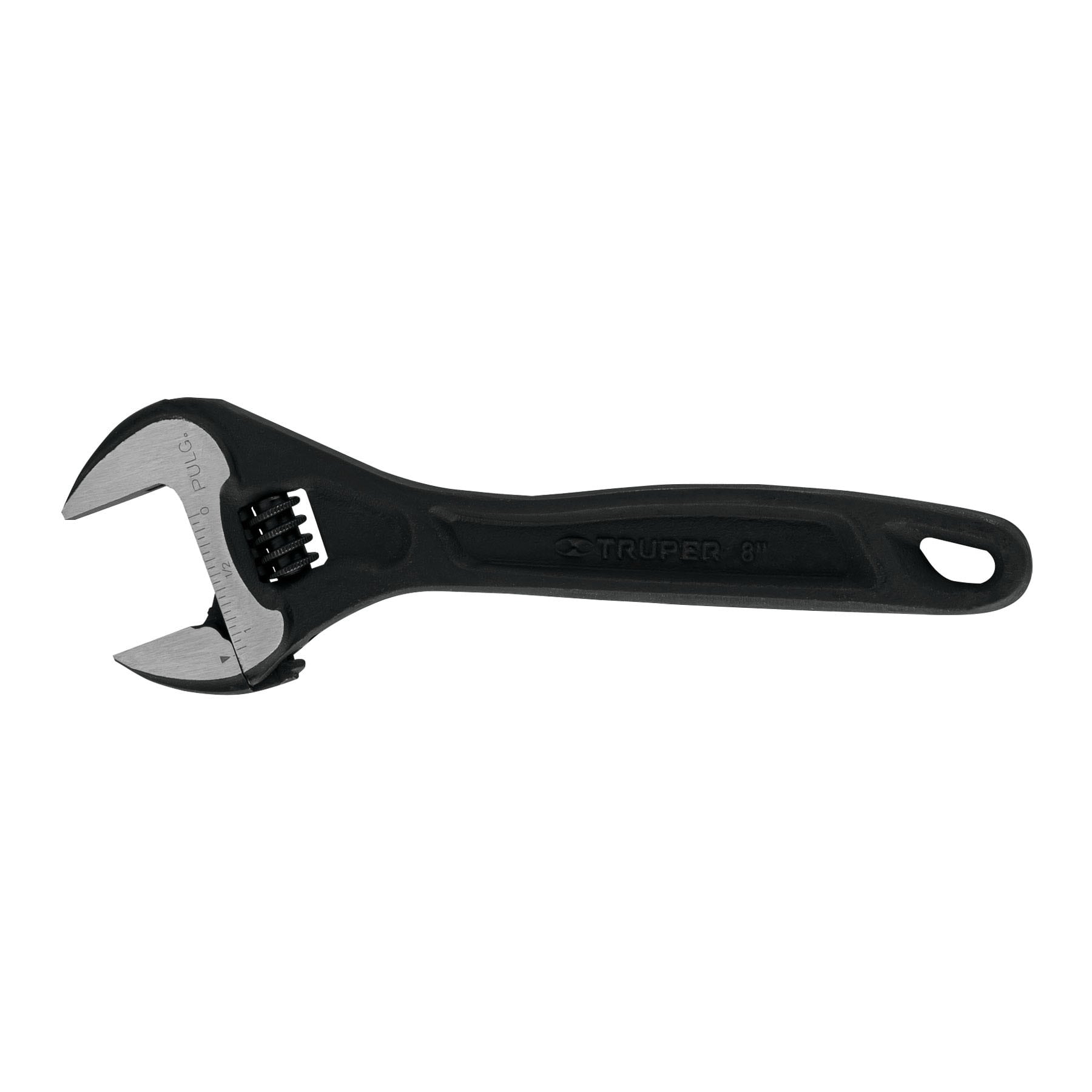 Llave ajustable (perico) 8" profesional pavonada, Expert