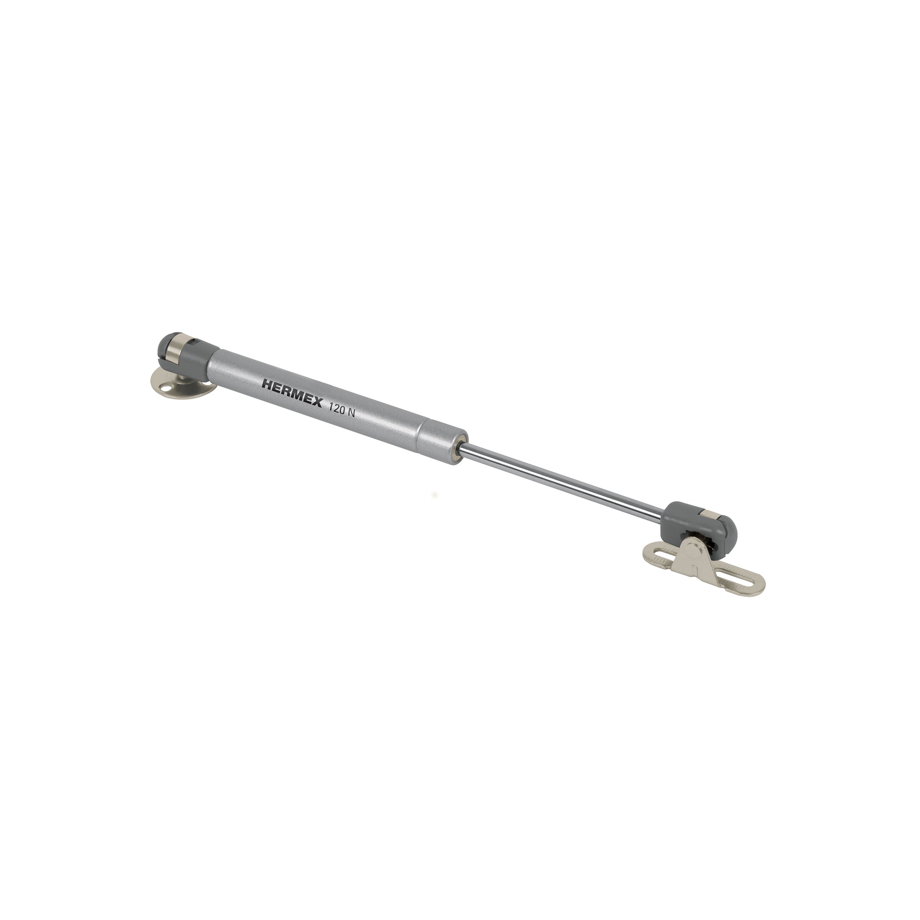 Pistón a gas con capacidad de 120 N / 12 kg, Hermex, PIGA-120, 42004