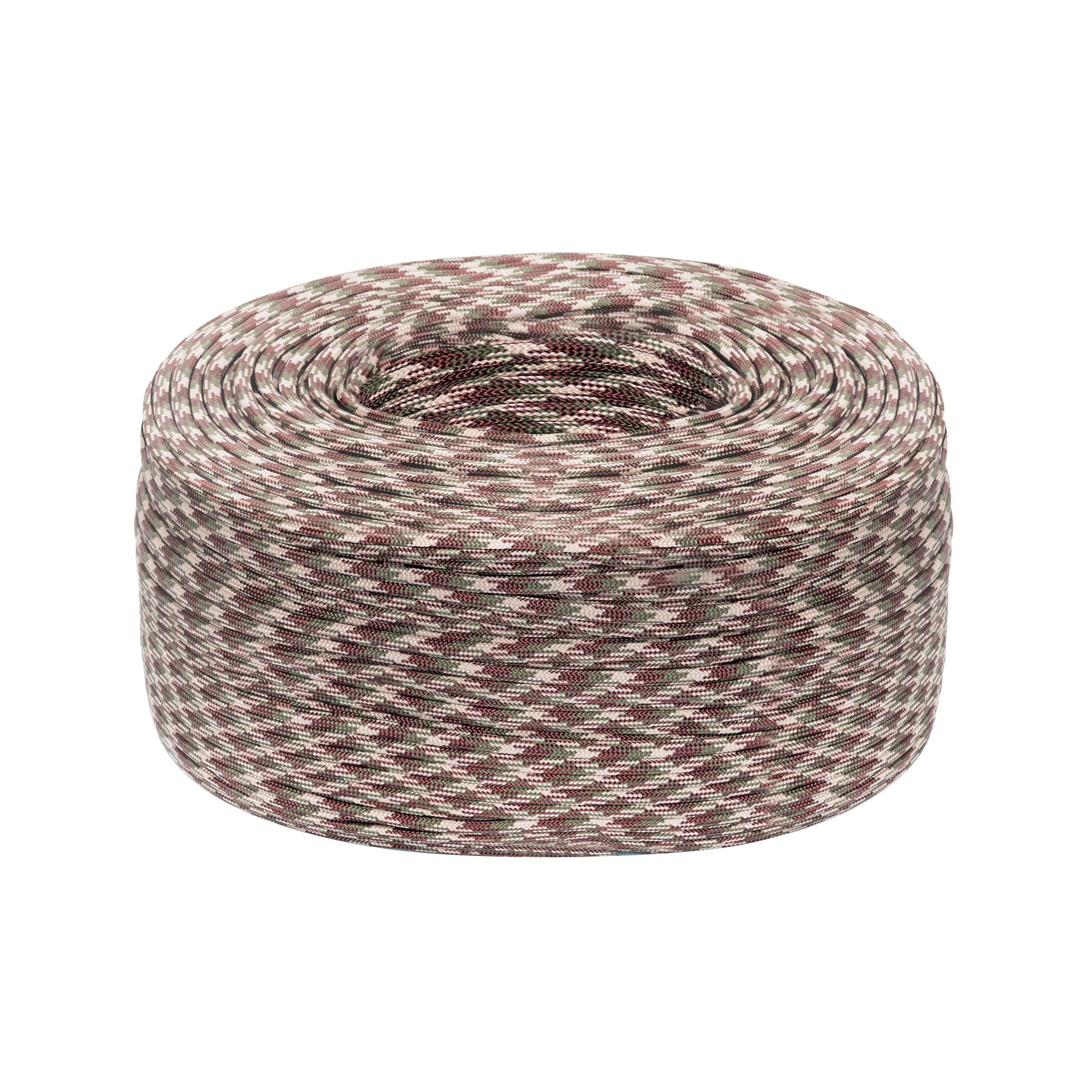 Piola de nylon paracord de 4mm, rollo, camo, 1kg, Fiero