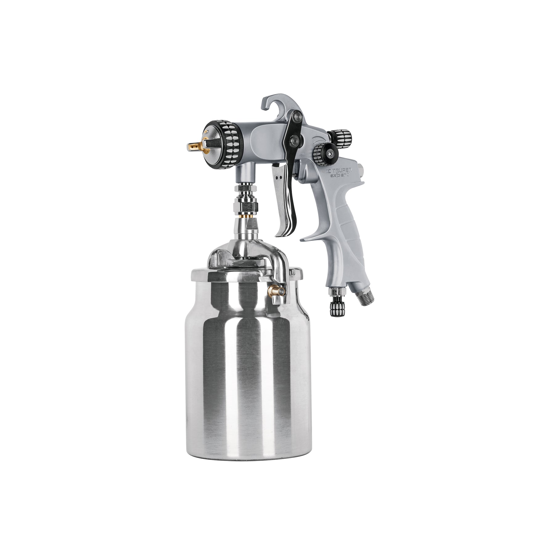 Pistola para pintar succión HVLP vaso aluminio, 1.4 mm, Expert
