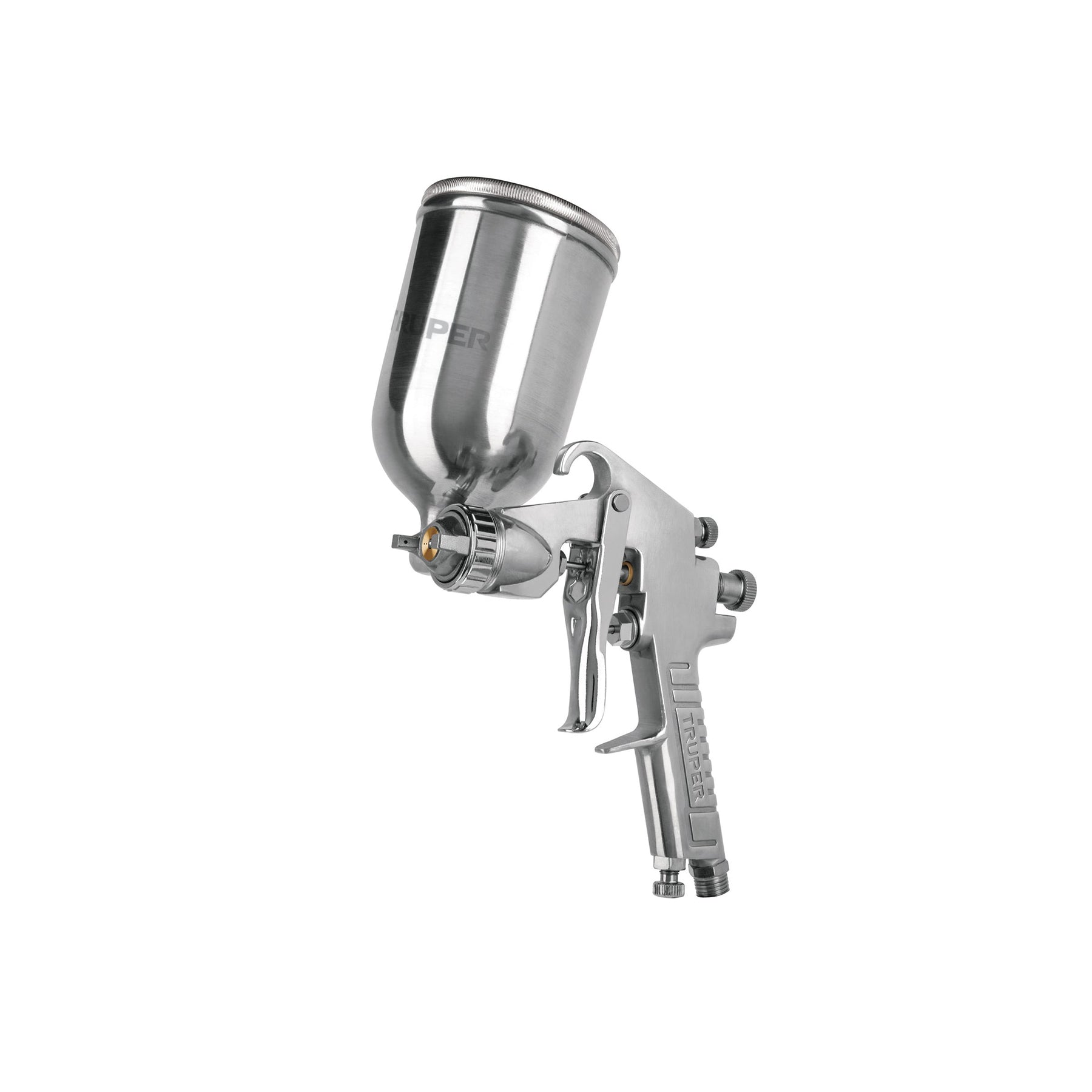 Pistola para pintar gravedad LVMP vaso aluminio, 1 mm, Truper