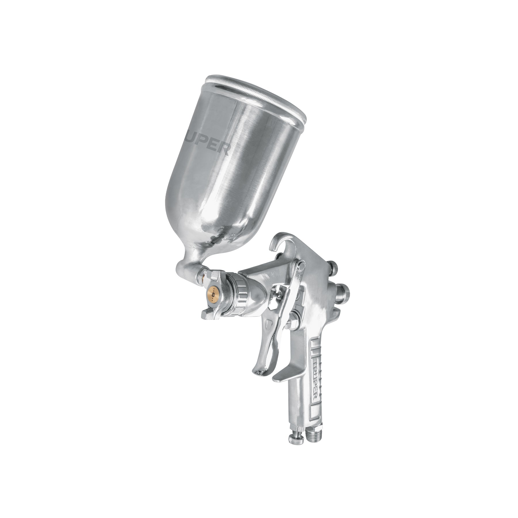 Pistola para pintar gravedad LVMP vaso aluminio, 1.4 mm, Truper
