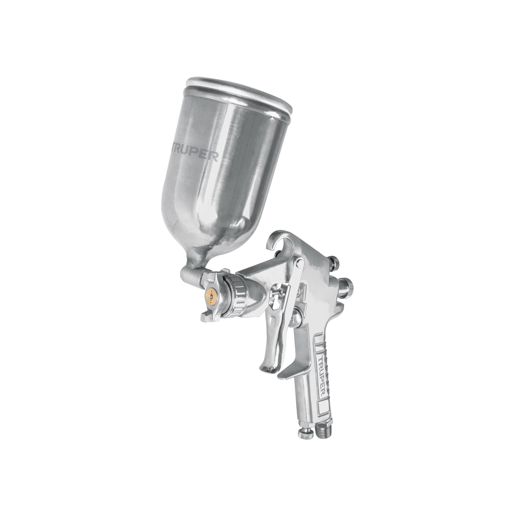 Pistola para pintar gravedad LVMP vaso aluminio, 1.7 mm, Truper
