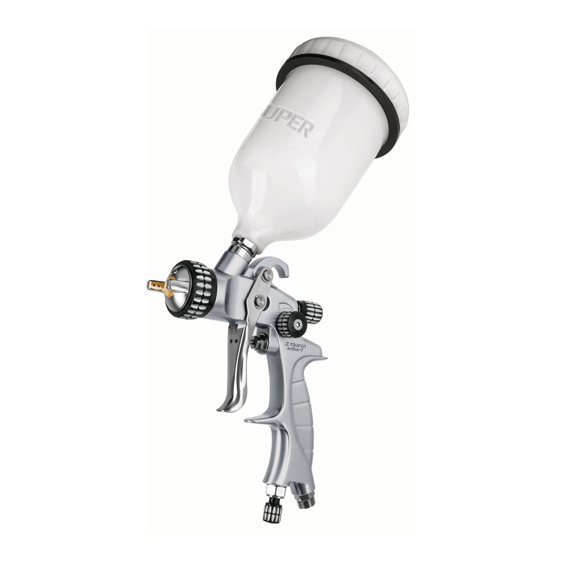 Pistola para pintar gravedad HVLP vaso plástico, 1.4 mm, Expert
