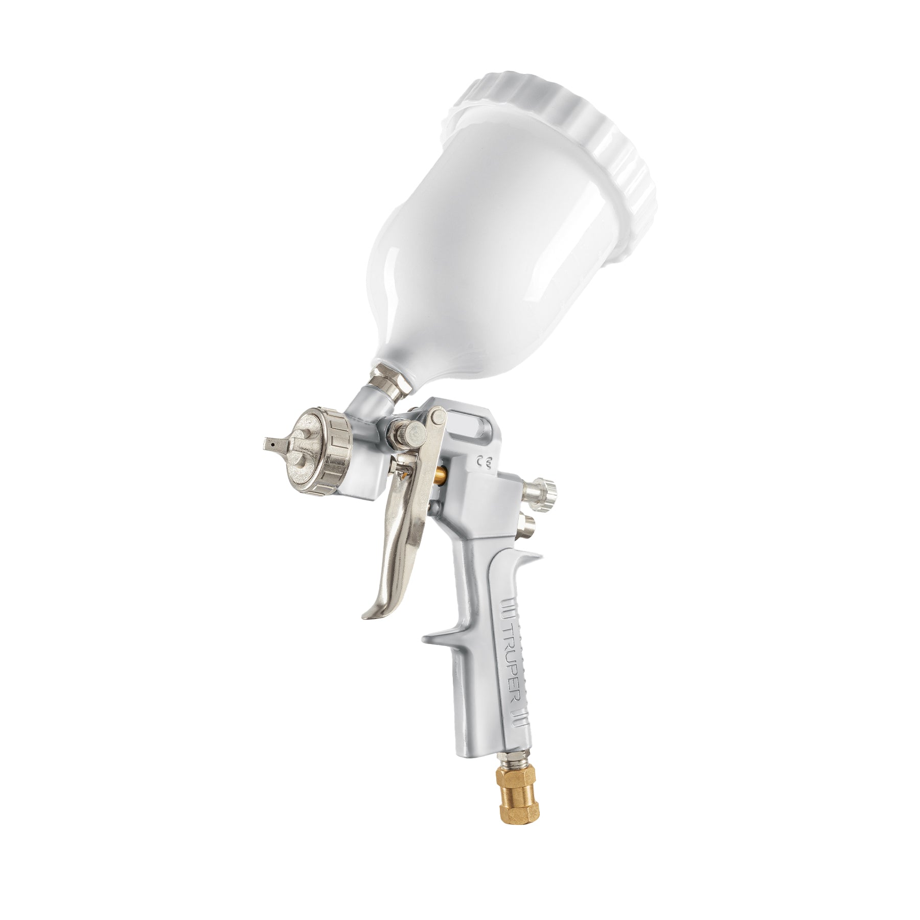 Pistola para pintar Híbrida vaso plástico, 1.3mm, TRUPER