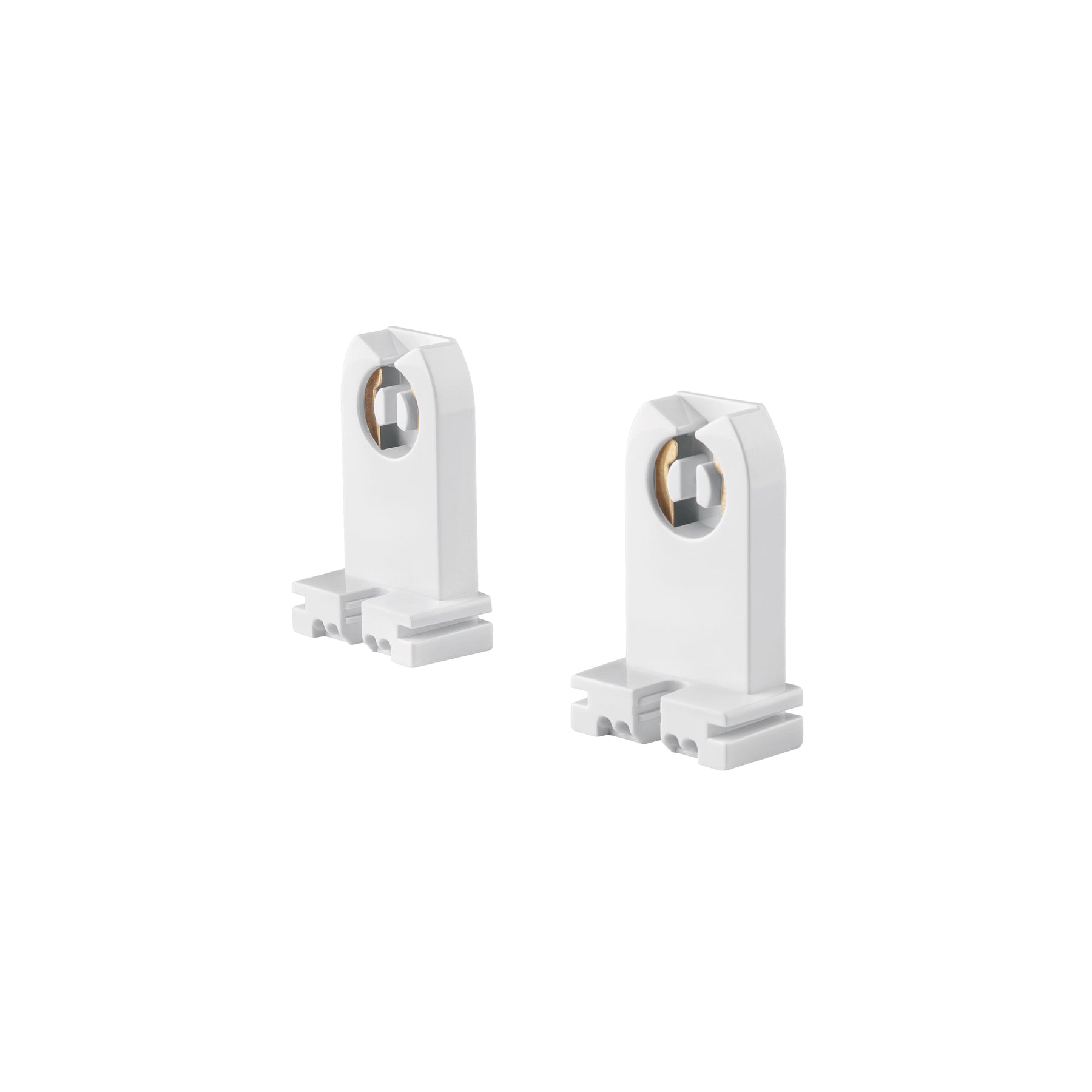 Bolsa 2 pz portalámparas para tubo LED y fluorescente, base G13