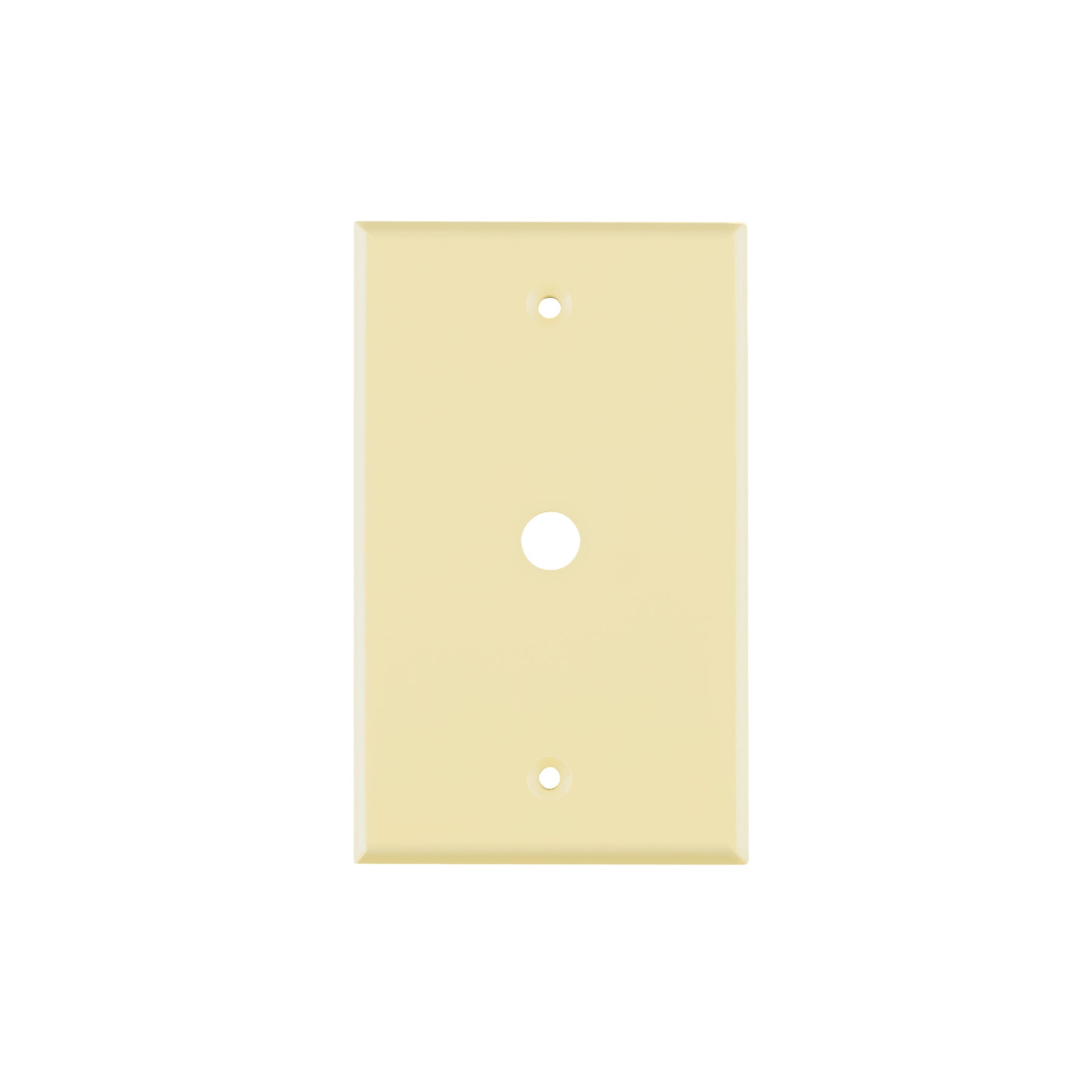 Placa de ABS pasacable, Standard, marfil, Volteck, PPAN-S, 46403