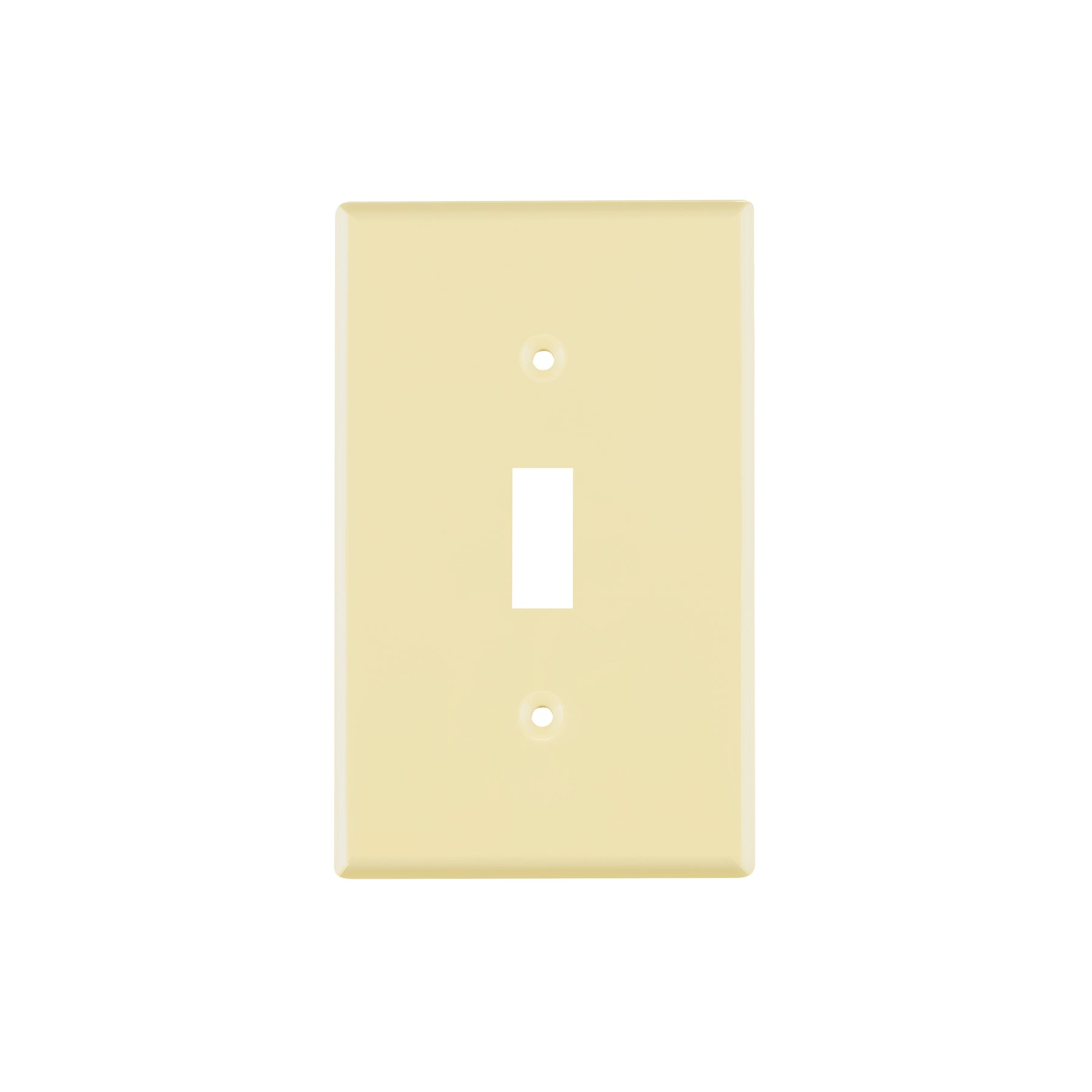 Placa de ABS para interruptor vertical, Standard, marfil, Volteck, PPAP-S, 46415