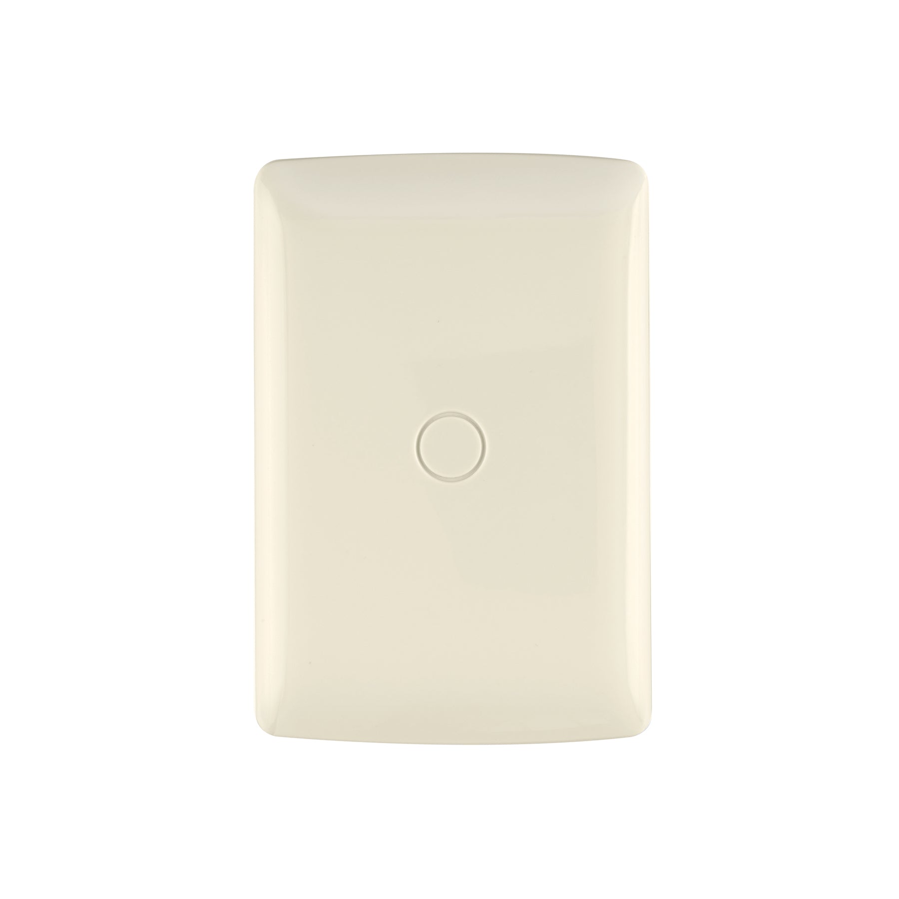 Placa de ABS ciega, línea Italiana, color marfil, Volteck, PPC-I, 46144