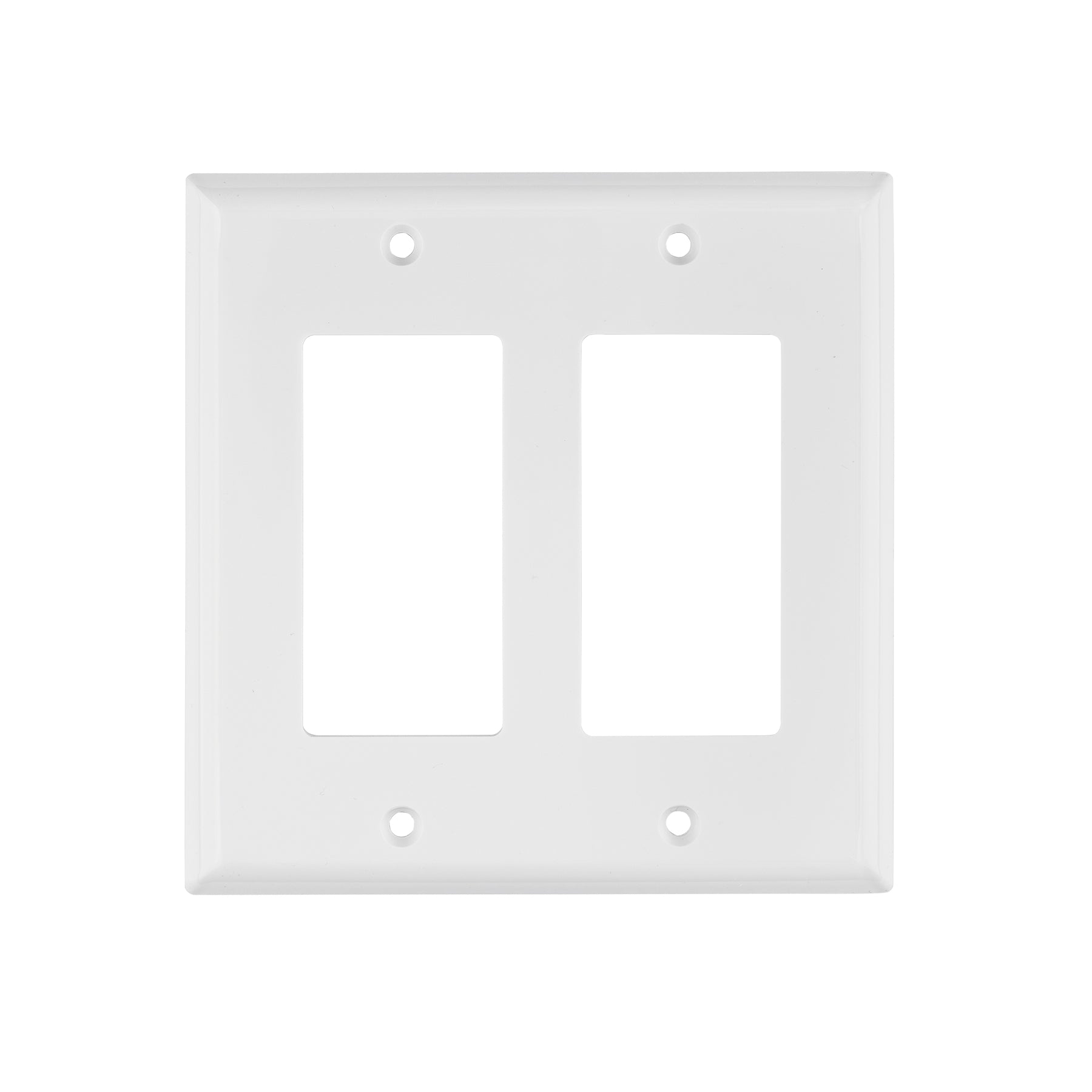 Placa 2 ventanas, de policarbonato, línea Classic, Volteck, PPDO-CL, 46419