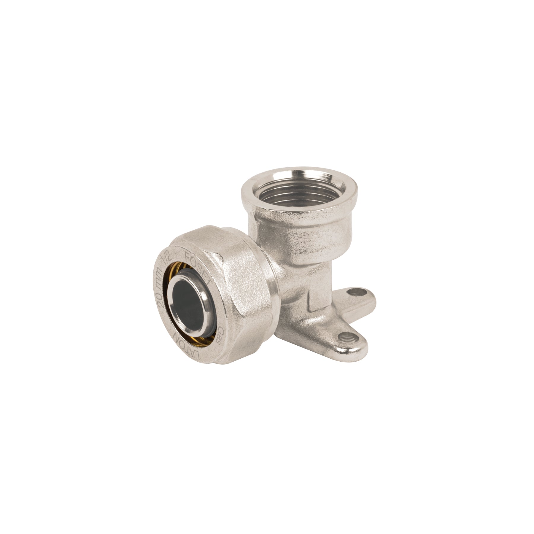Codo oreja 90° para PEALPE, 1/2", con rosca hembra, Foset, PPG-12CH, 45931