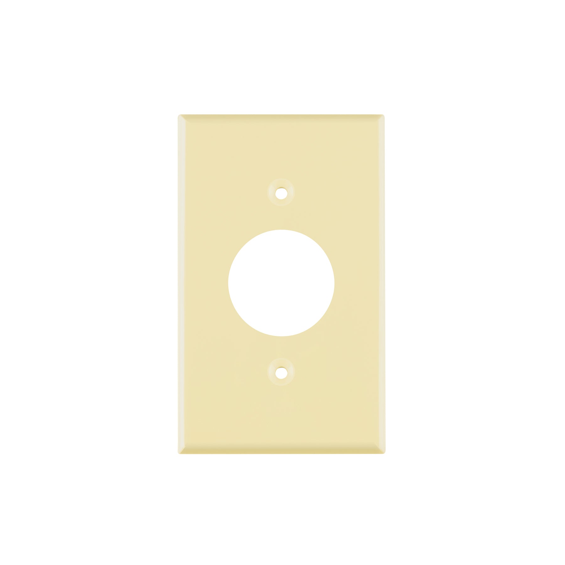 Placa de ABS para contacto redondo, Standard, marfil, Volteck, PPSE-S, 46412