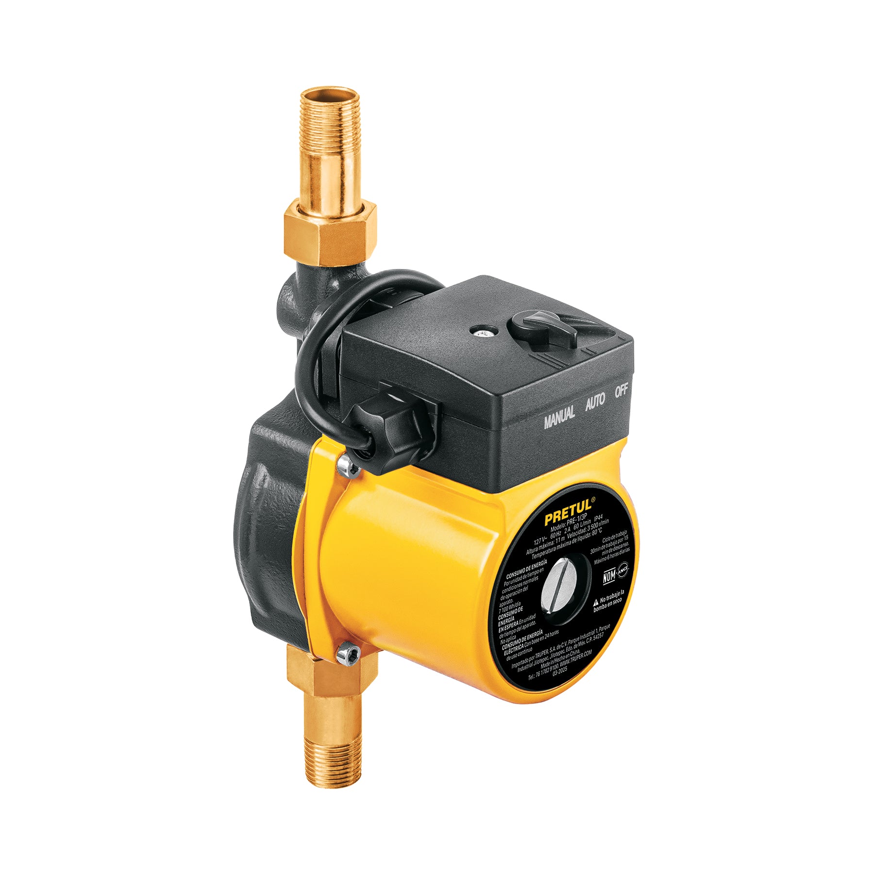Bomba presurizadora 1/6 HP, PRETUL