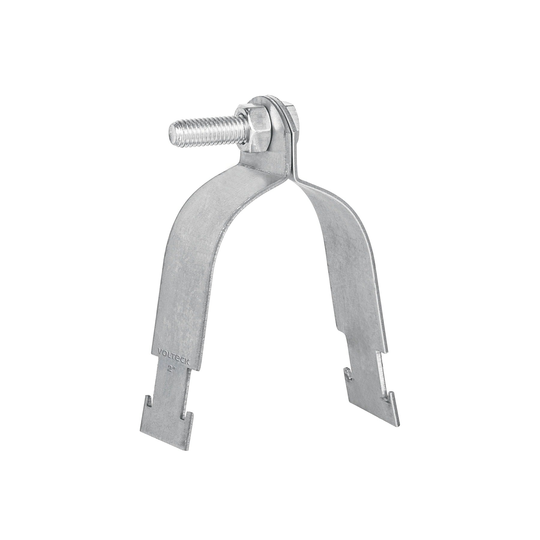 Abrazadera para perfil monocanal de 2", Volteck, PU-2A, 46427