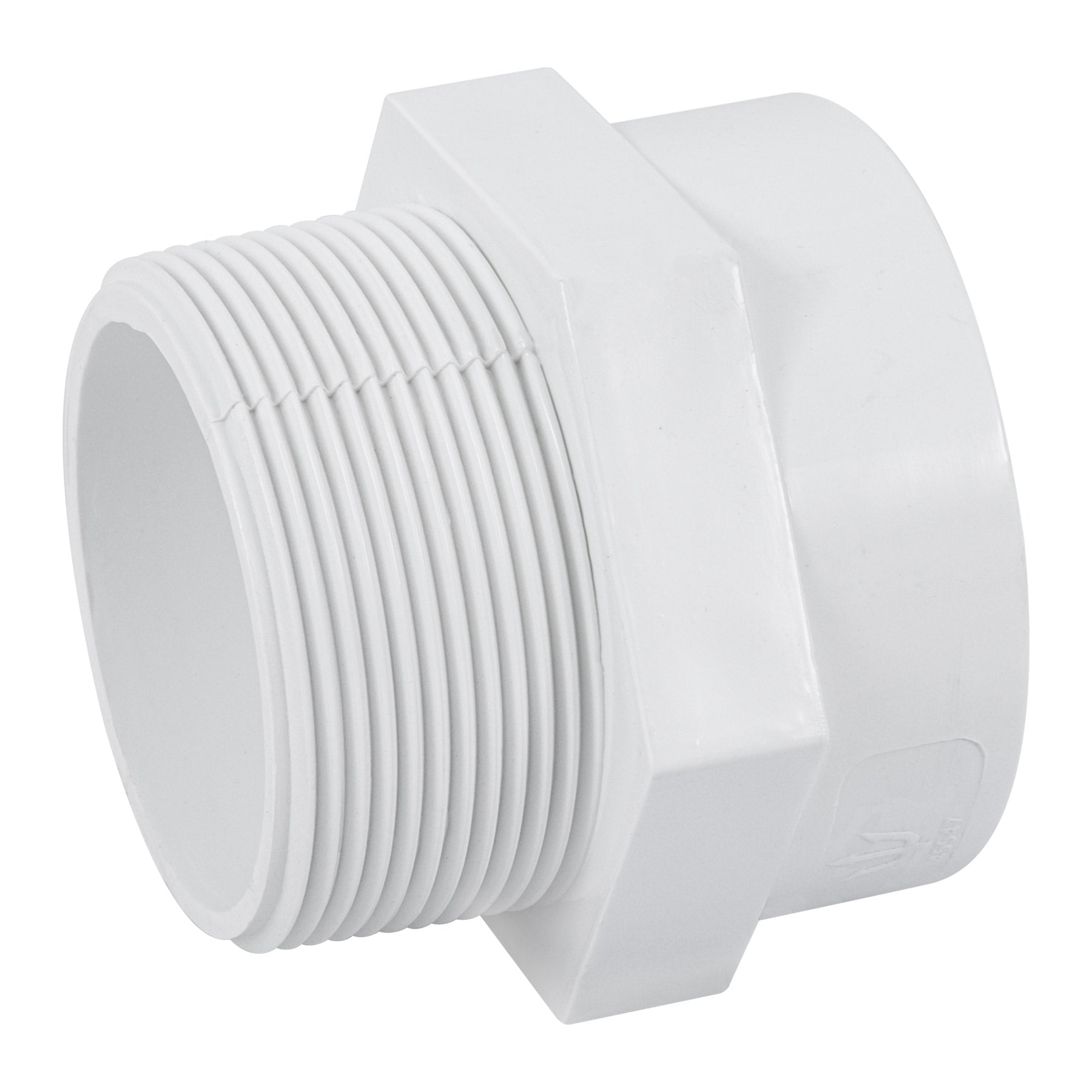 Adaptador macho de PVC de 2", Foset, PVC-616, 45547