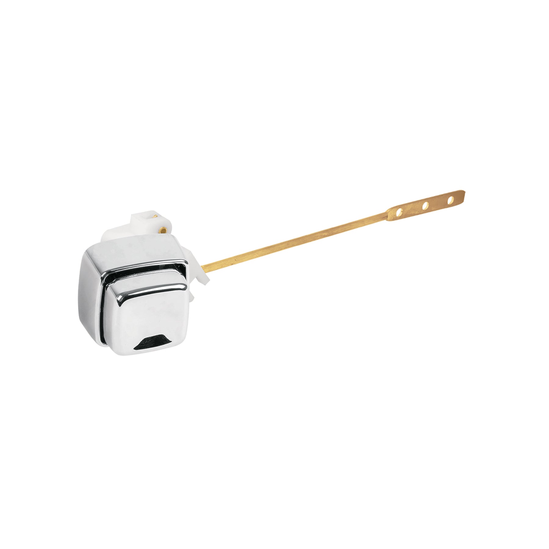 Botón frontal plástico cromado para WC, Foset, PW-022, 40009