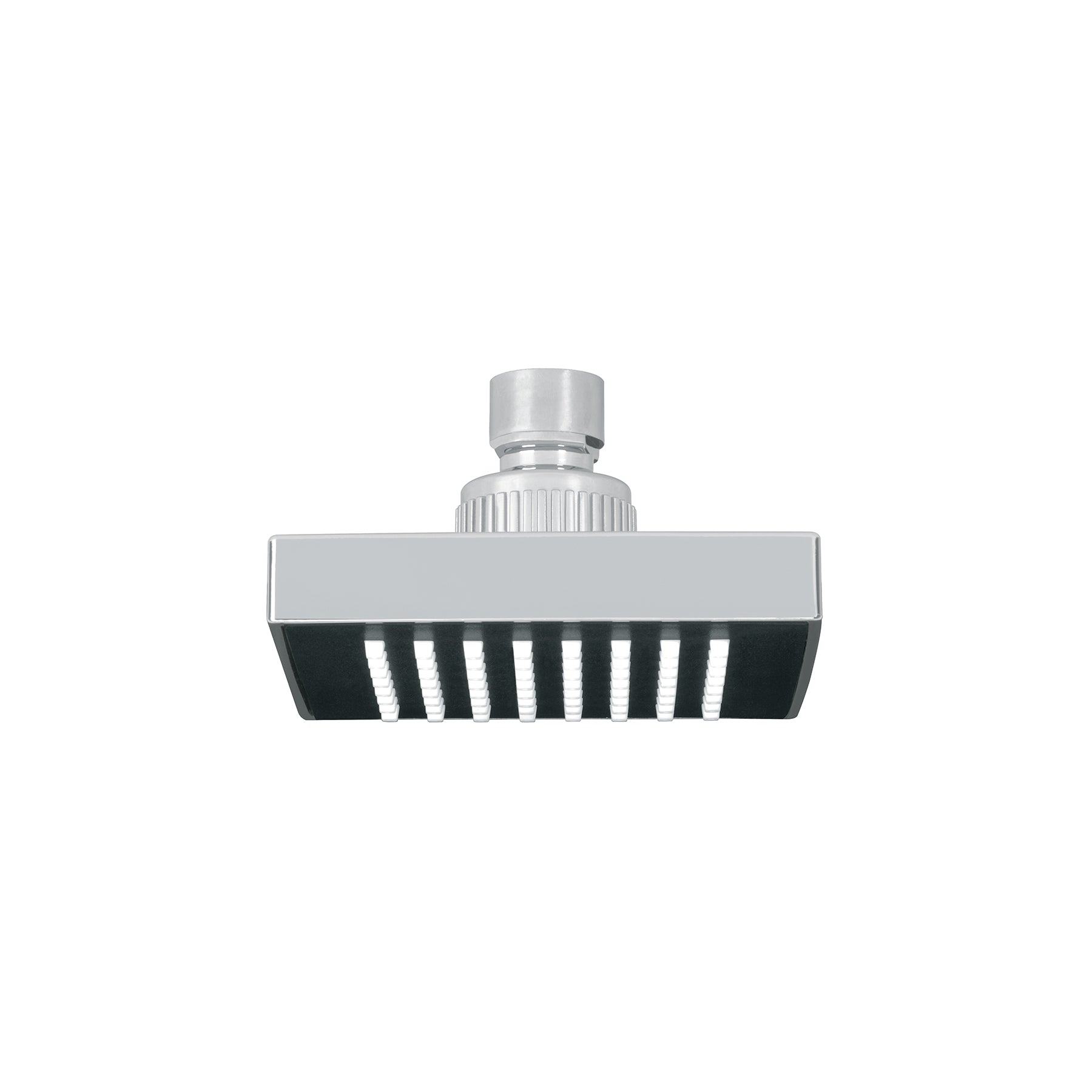 Regadera cuadrada 4", ABS, sin brazo, cromo, AQUA, Foset, R-403S, 46733