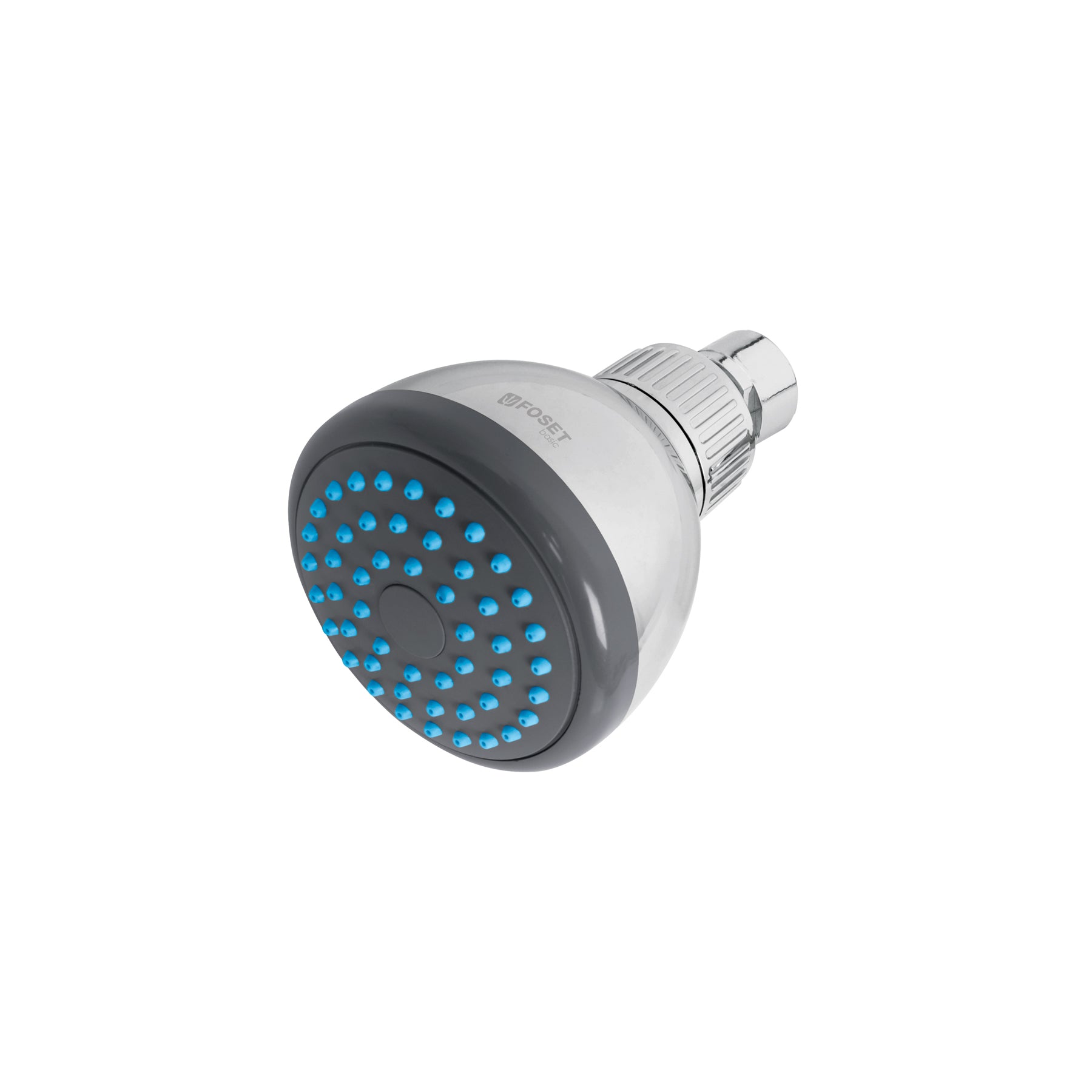 Regadera redonda de ABS 3" sin brazo, Foset Basic