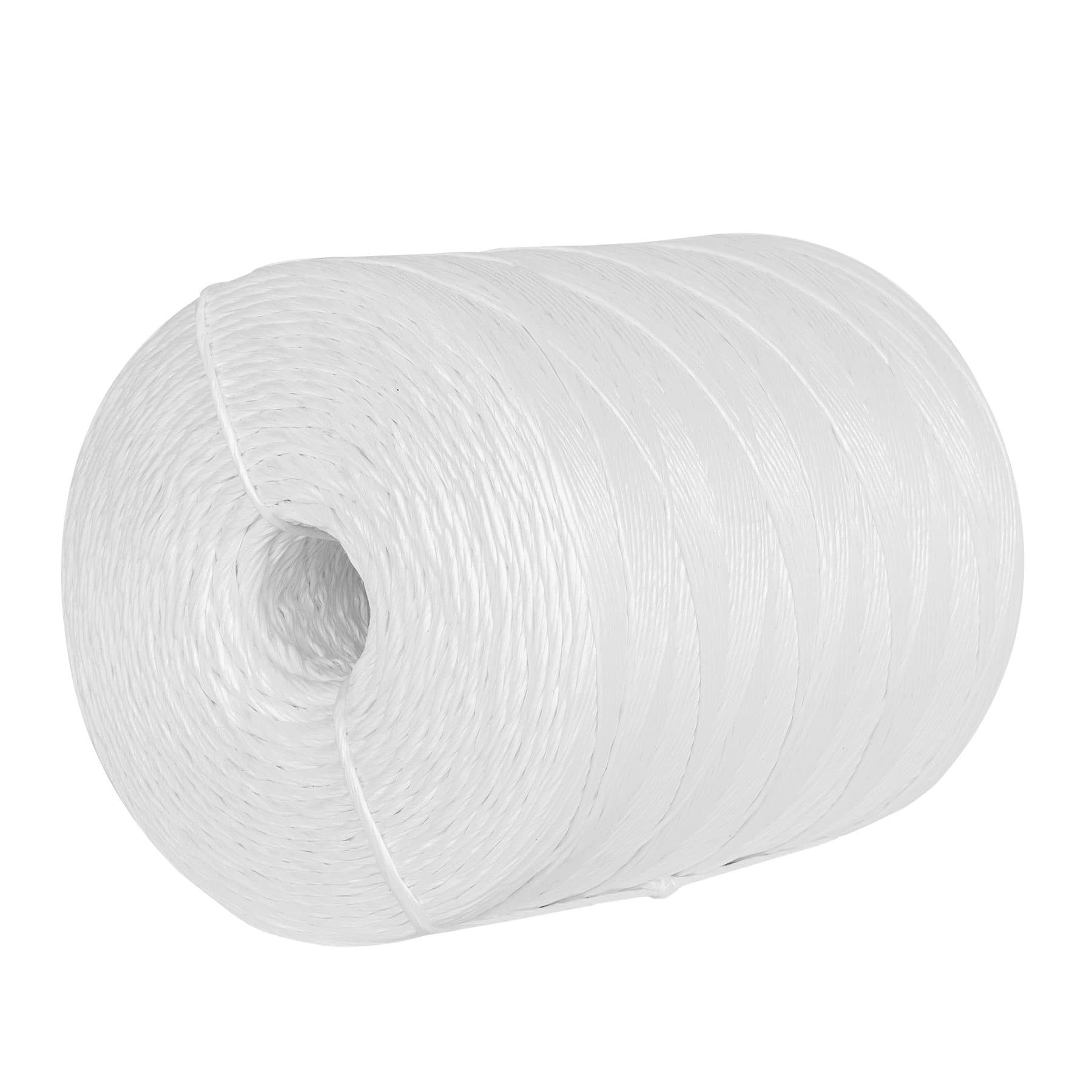 Rollo de rafia de 2045 m color blanco calibre 2.2 g/m