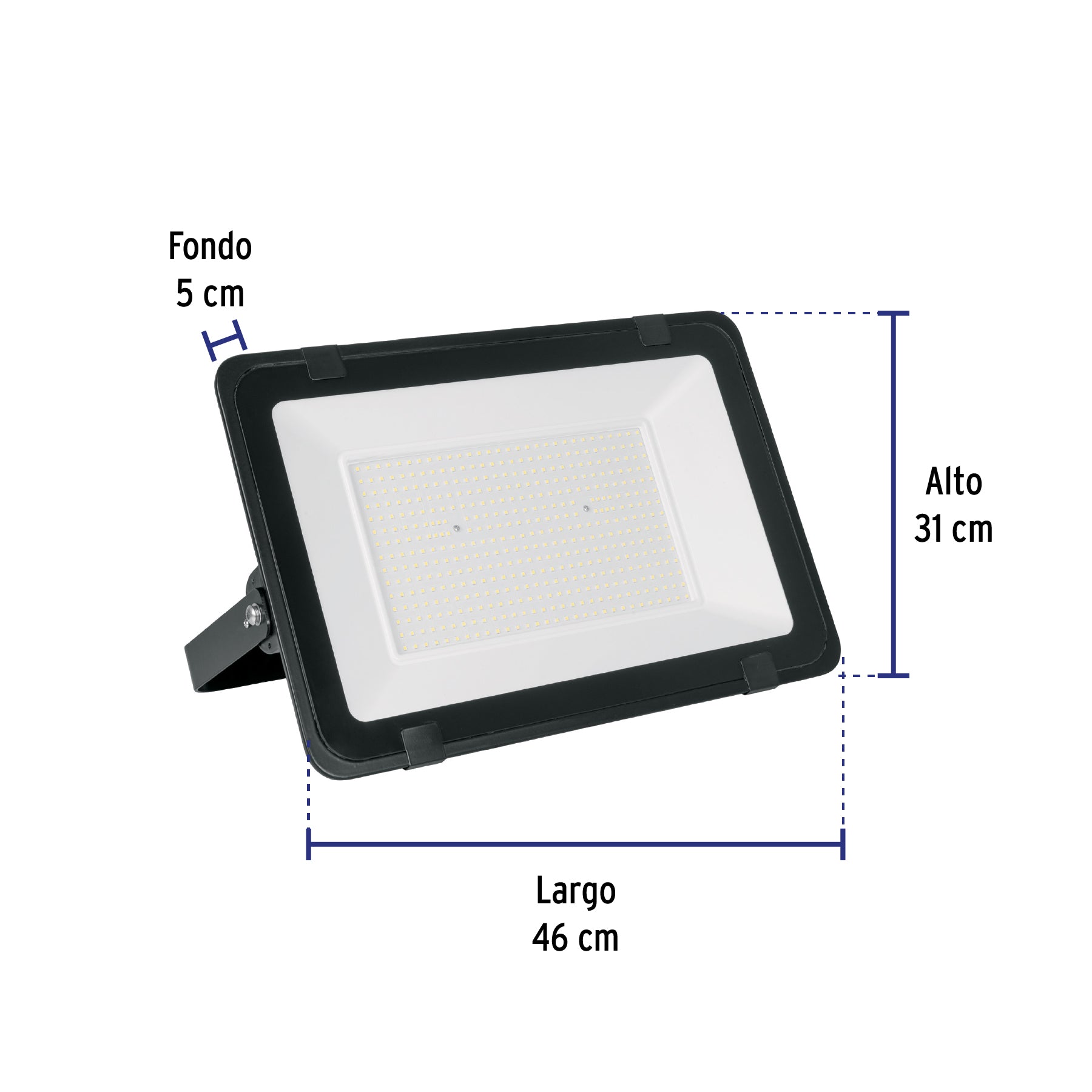 Reflector ultra delgado LED 300 W luz de día, Volteck Basic