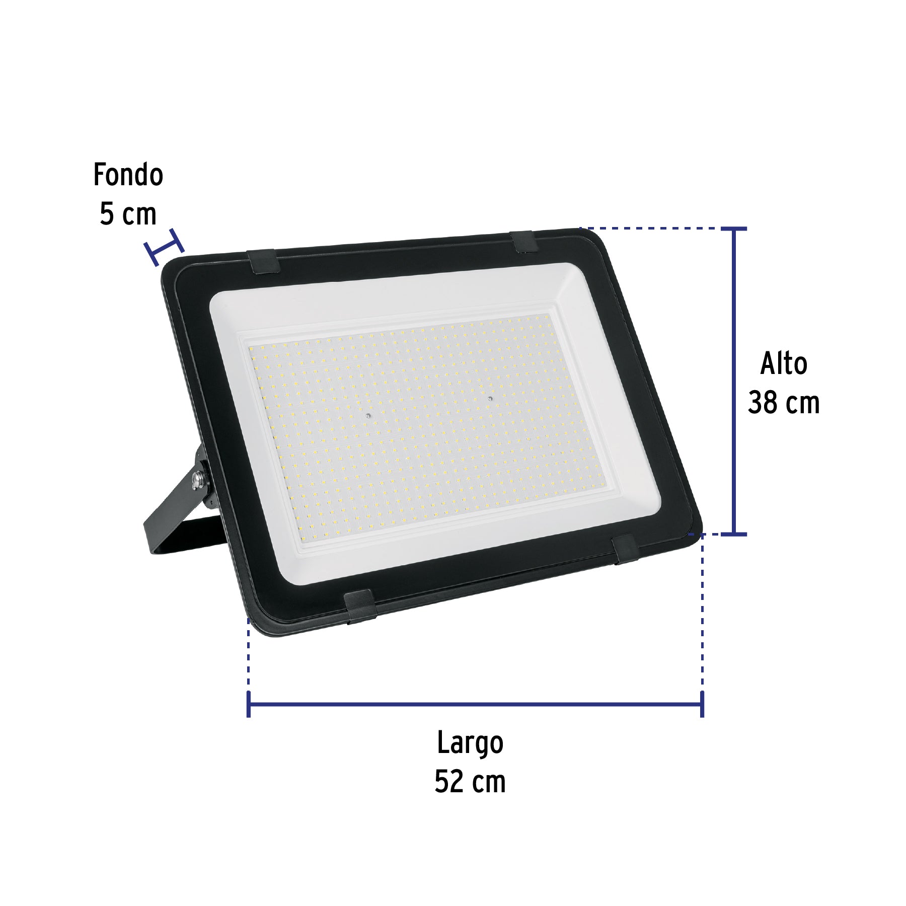 Reflector ultra delgado LED 400 W luz de día, Volteck Basic