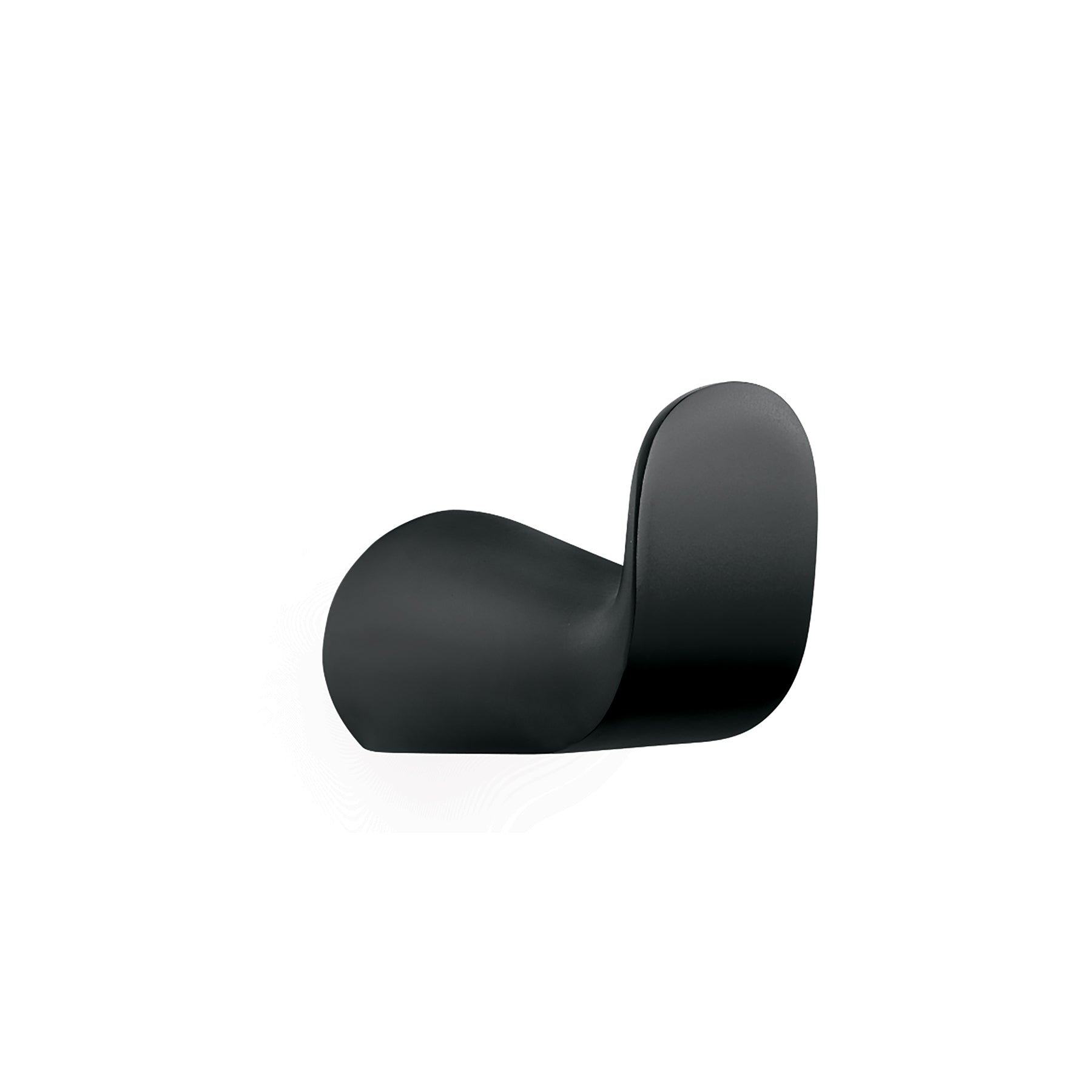 Gancho sencillo para toallas, negro RIVIERA, Foset, RIA-73M, 44317