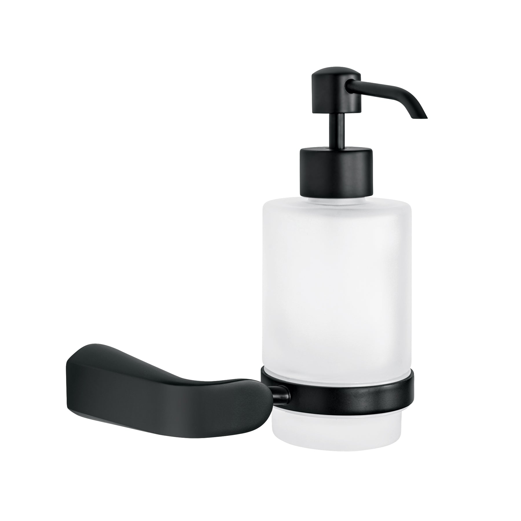 Dispensador de jabón a pared, negro RIVIERA, Foset, RIA-75M, 44278