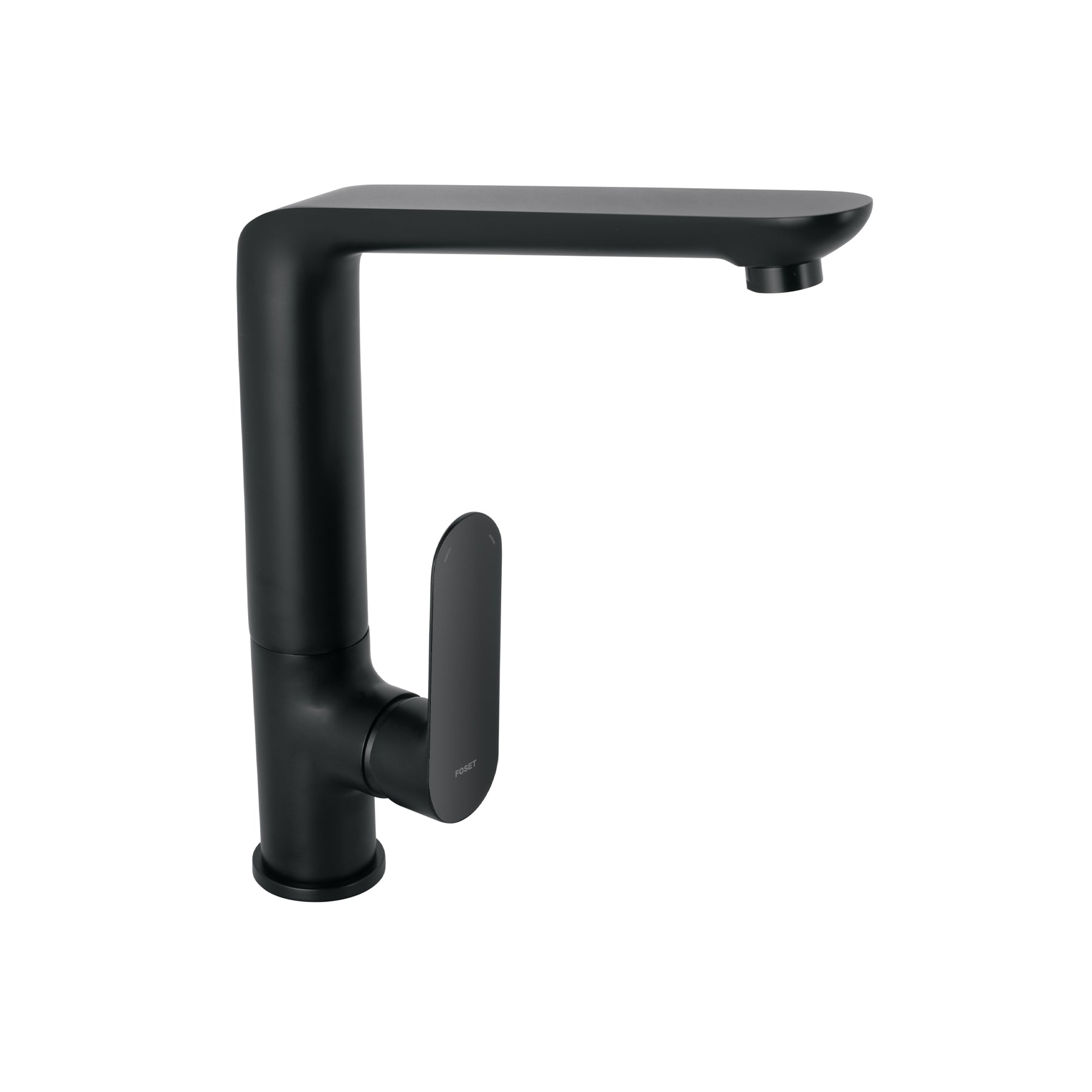 Monomando cuello alto para fregadero, negro RIVIERA, Foset, RIM-83M, 44102