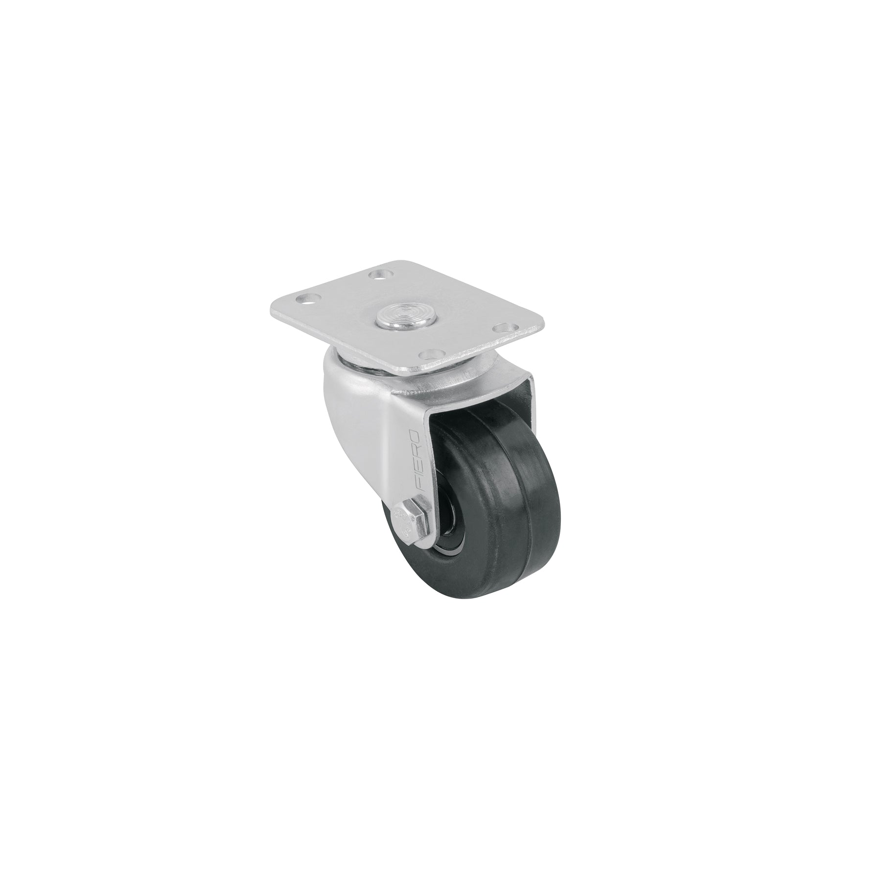 Rodaja hule 2", placa giratoria con balero, carga 40kg, Fiero