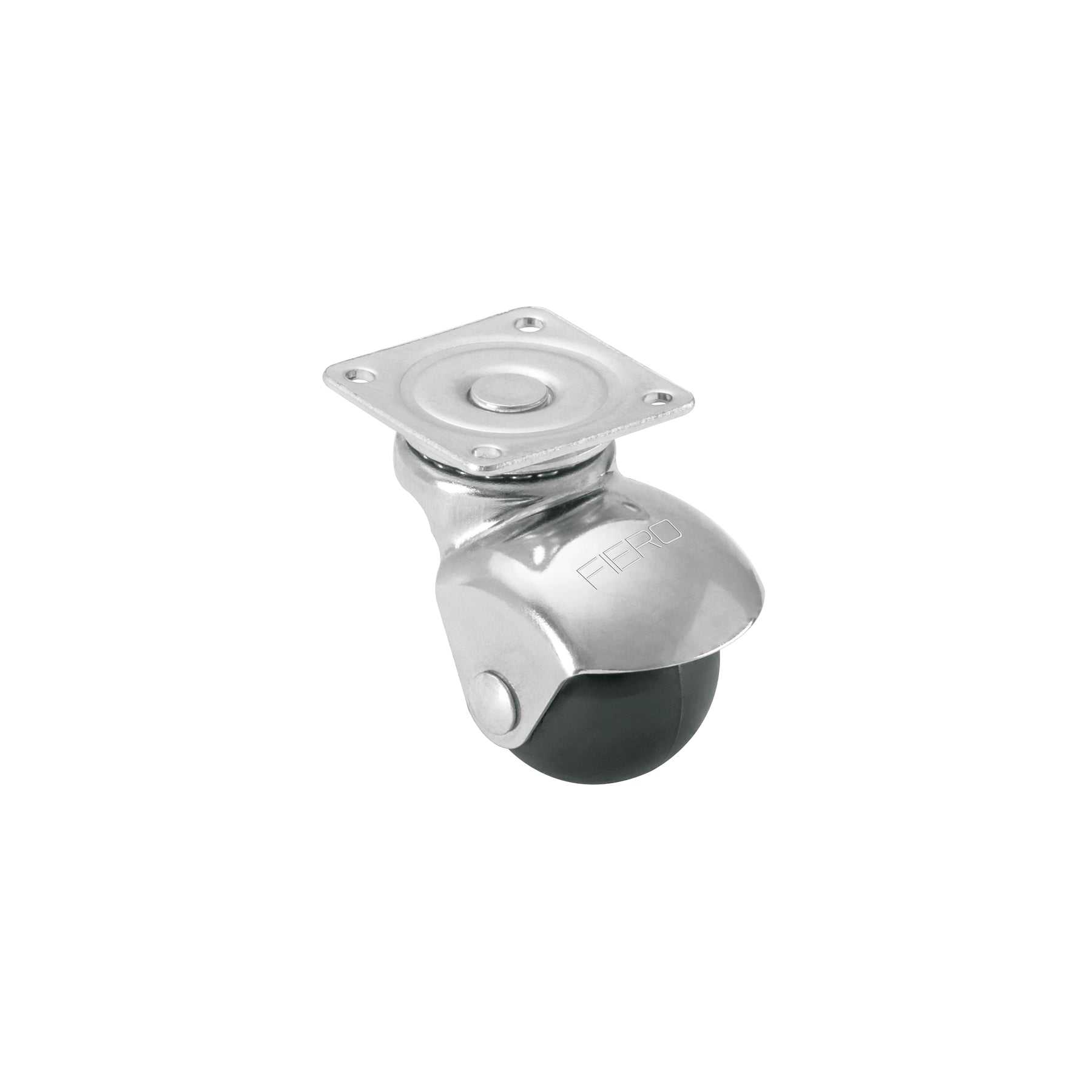 Rodaja esférica, 40 mm con placa, Fiero