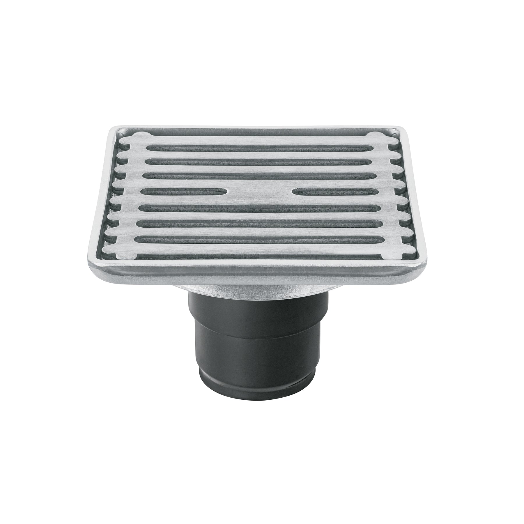 Resumidero cuadrado 4" x 4", acero inoxidable idable, AQUA, Foset, RS-701, 49428