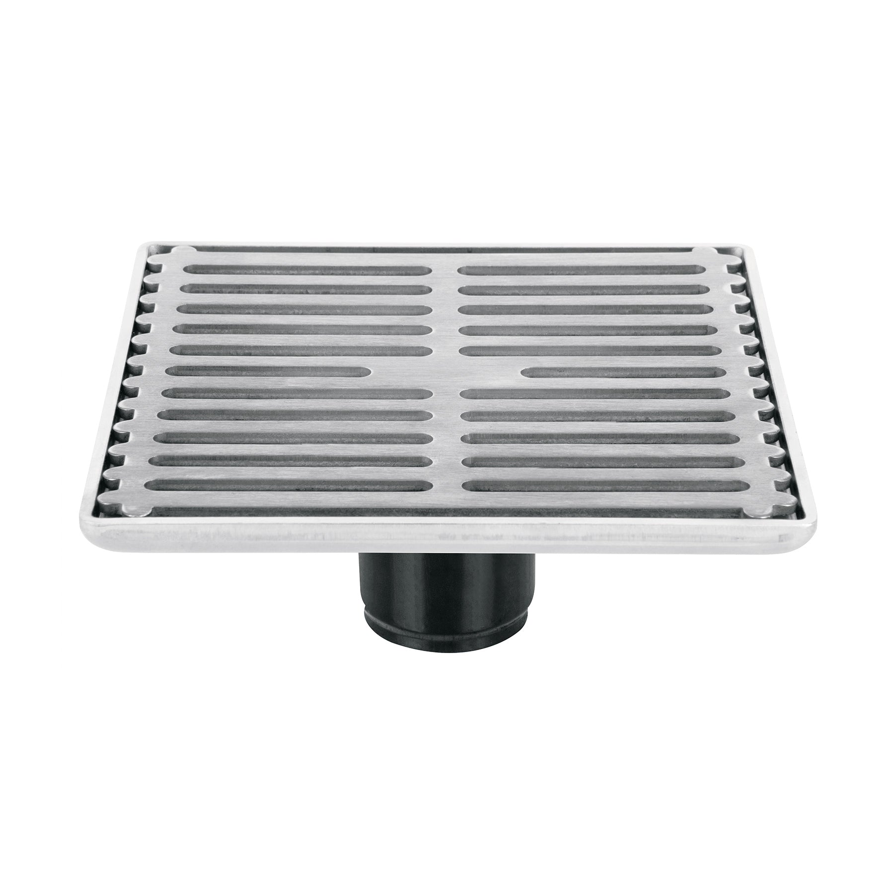 Resumidero cuadrado de acero inoxidable 6" x 6", Foset