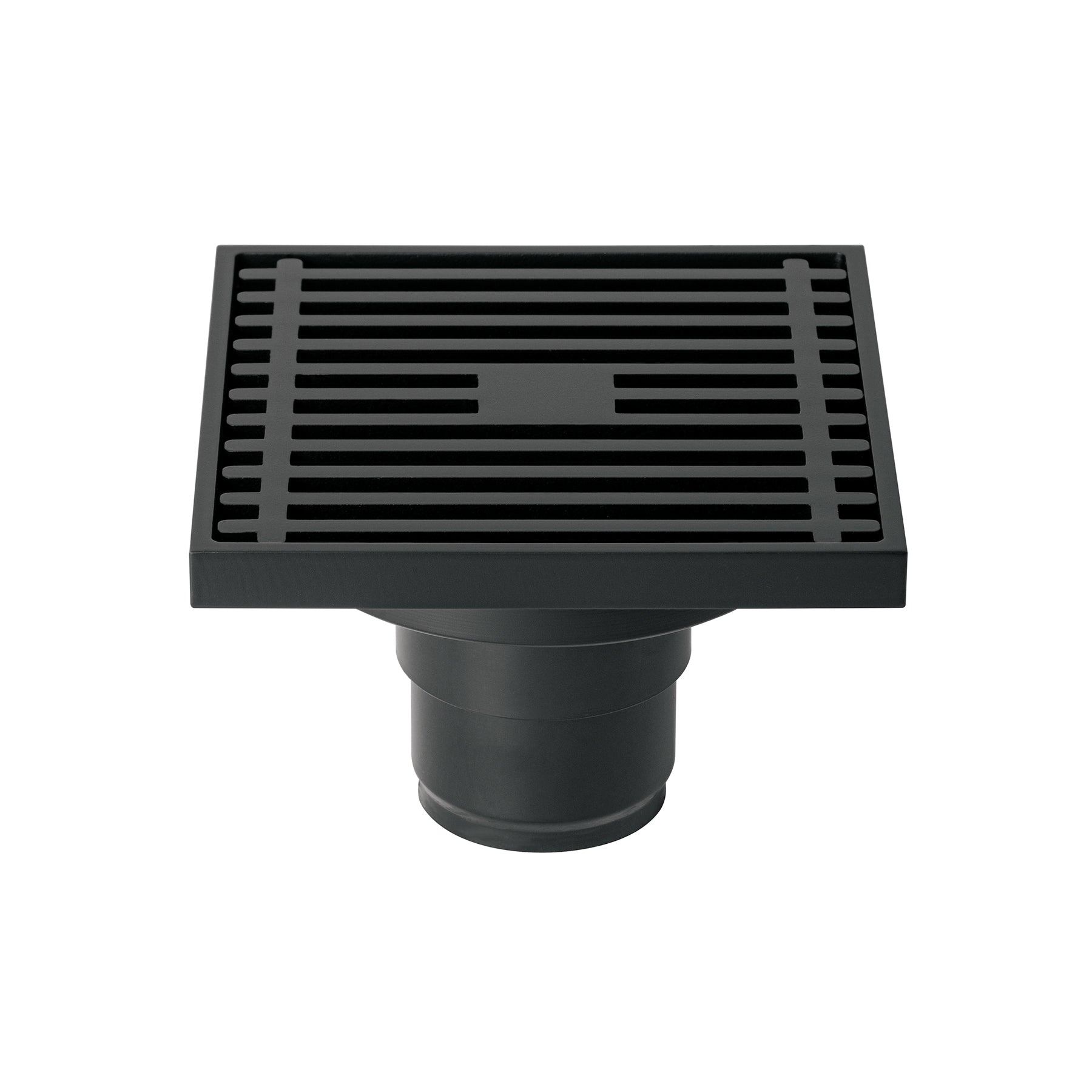 Resumidero cuadrado 4 x 4", latón, negro RIVIERA, Foset, RS-801M, 45653