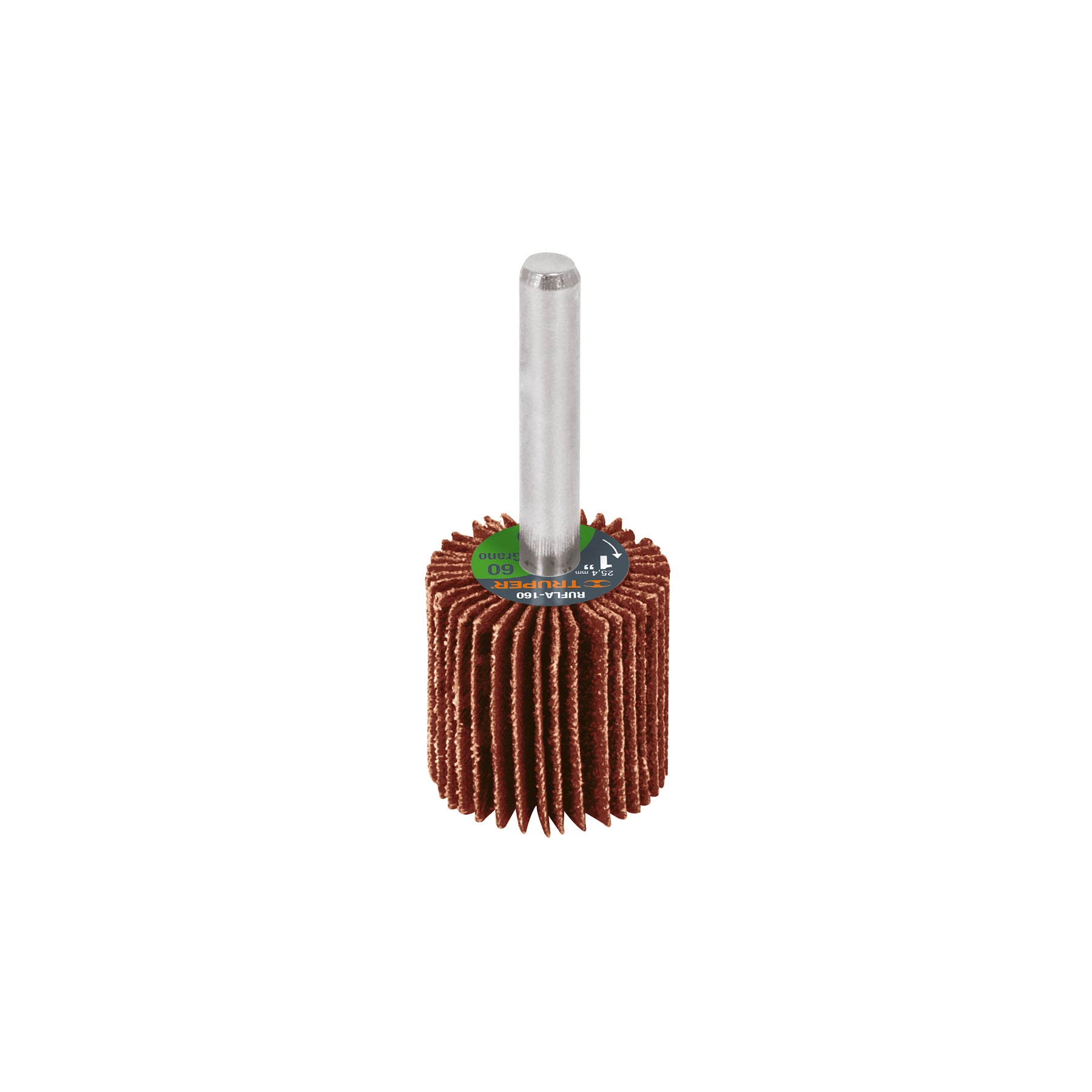Rueda flap de 1", grano 60, Truper