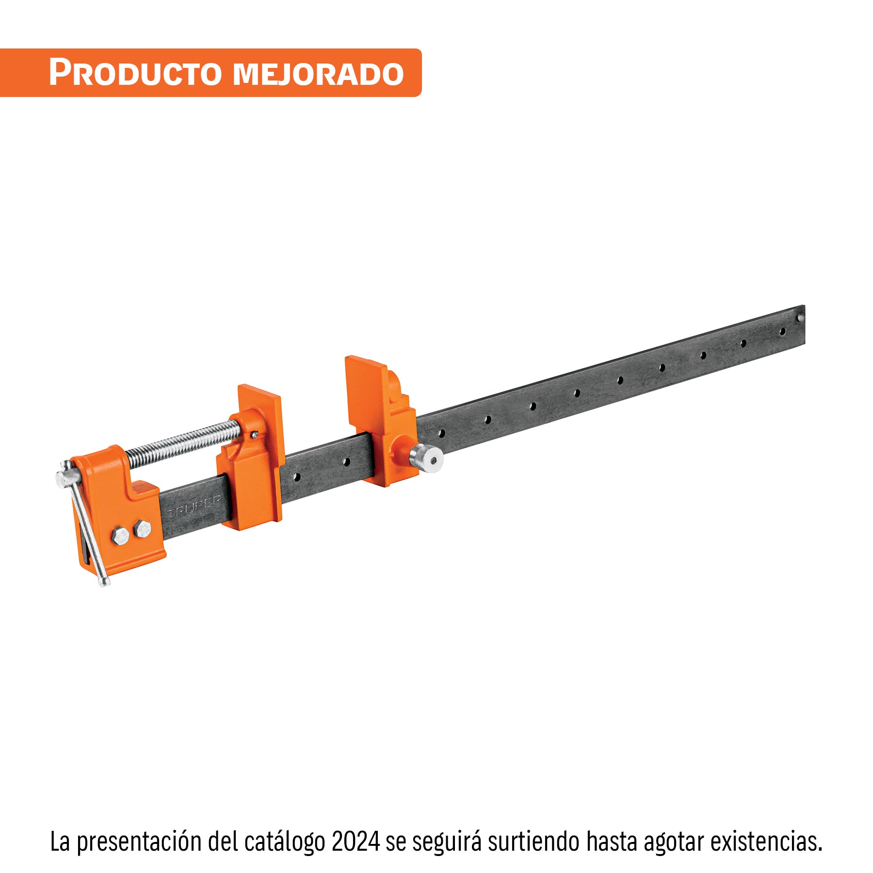 Sargento 48" de solera de acero, Truper