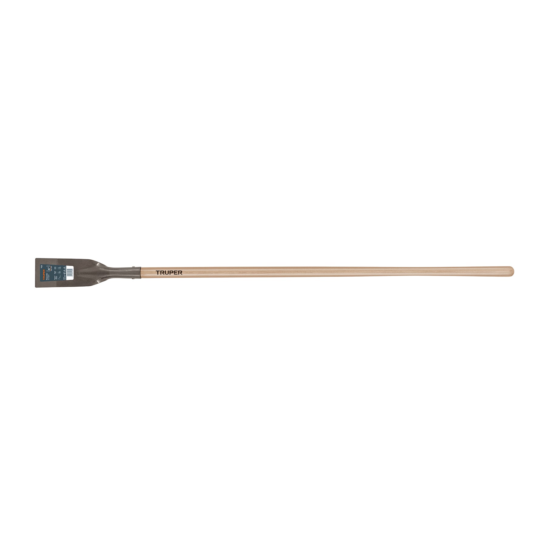Raspador forjado de 4", mango largo de 54", Truper