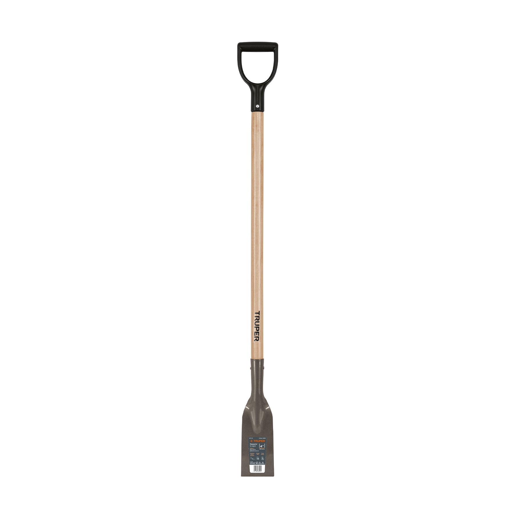 Raspador forjado de 4", puño Y, mango de 42", Truper
