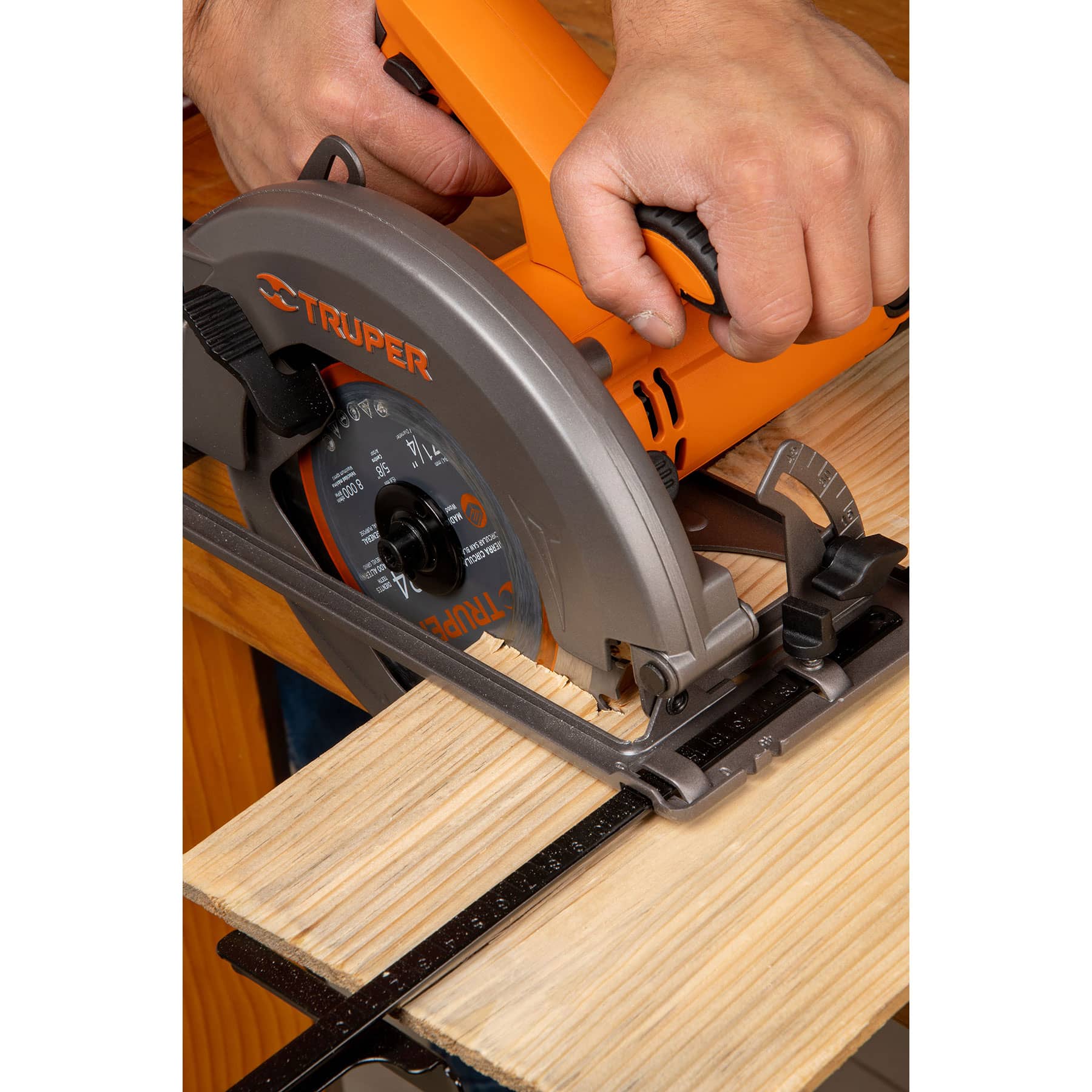 Sierra circular 7-1/4", 1750W, Truper PRO