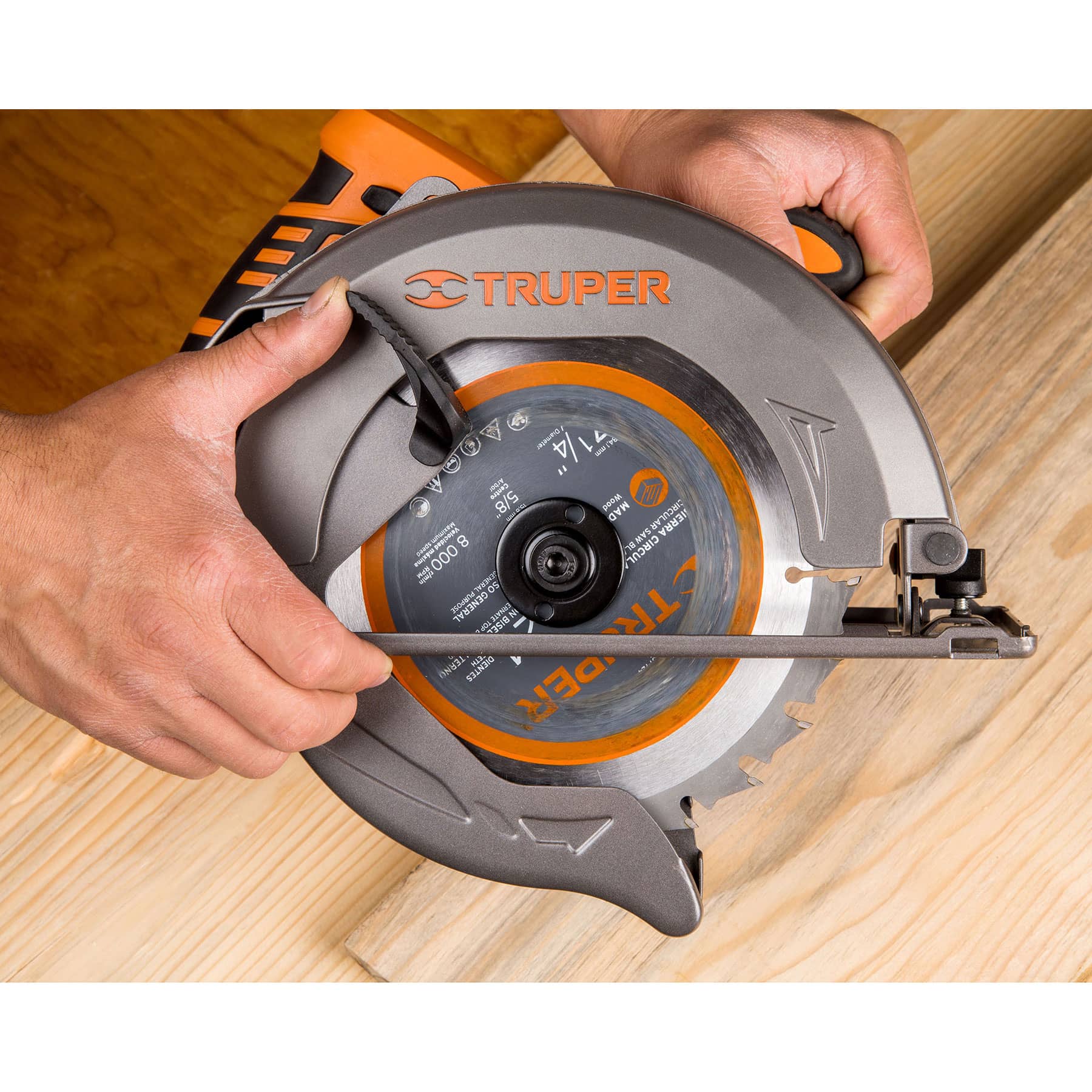 Sierra circular 7-1/4", 1750W, Truper PRO