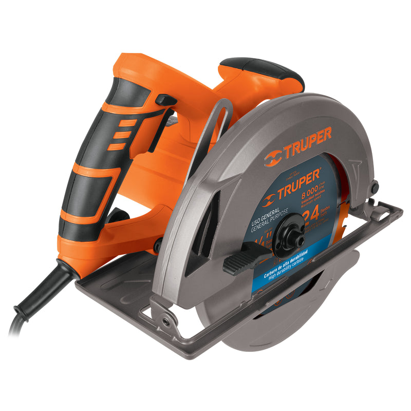 Sierra circular 7-1/4" 1500 W, profesional, Truper